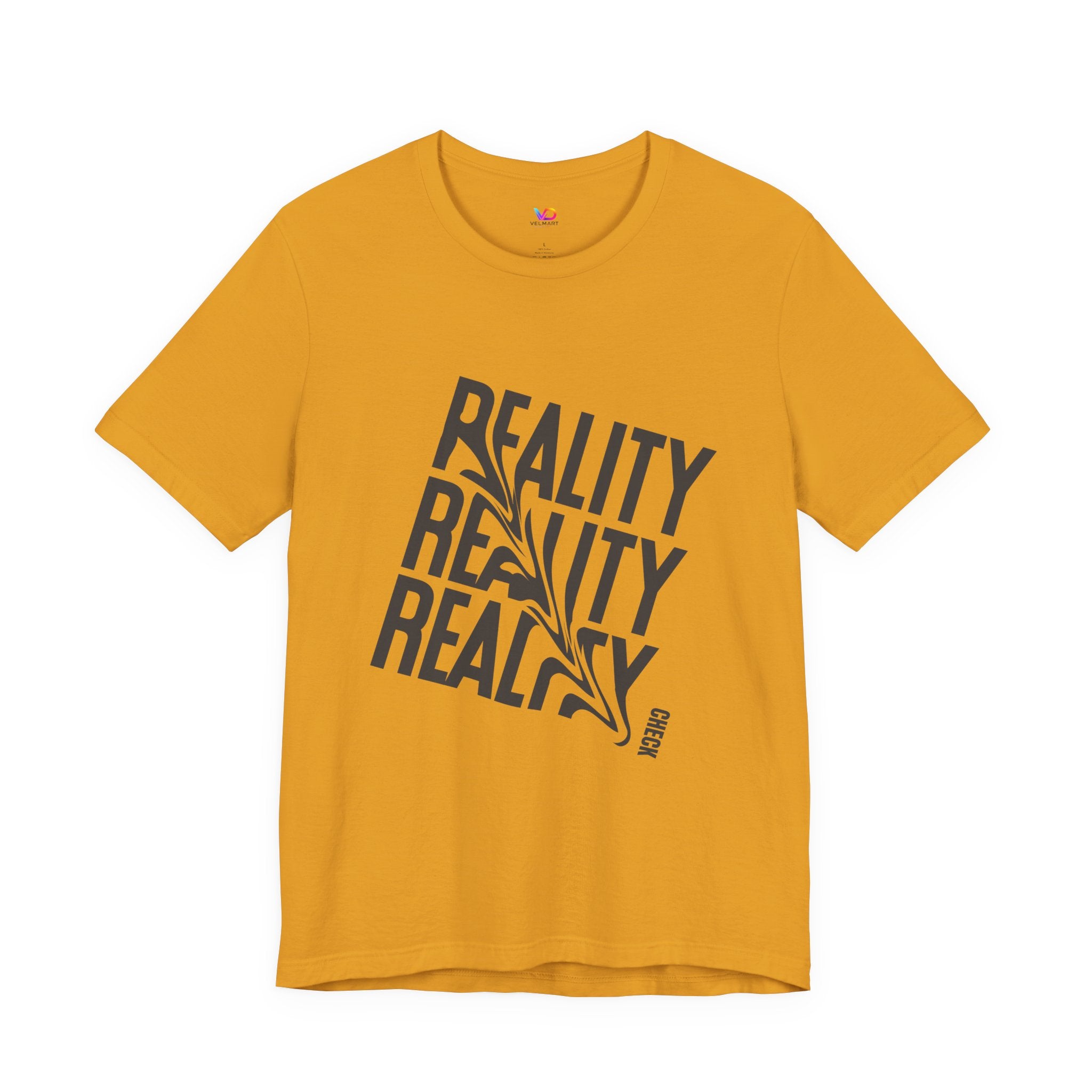 Reality Repeat Tee — Graphic Typography T-Shirt