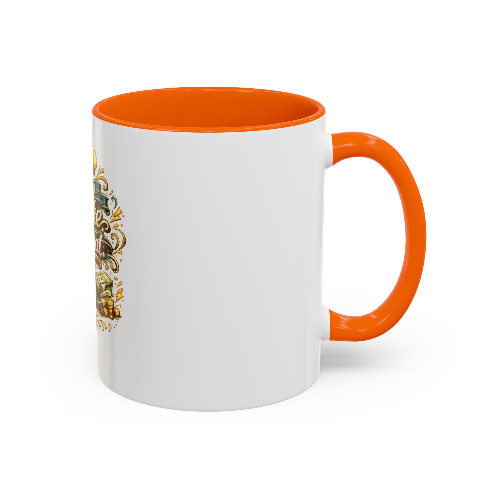 Mind Is Where Hustle, Repeat Accent Coffee Mug — Motivational 11/15oz Ceramic Mug