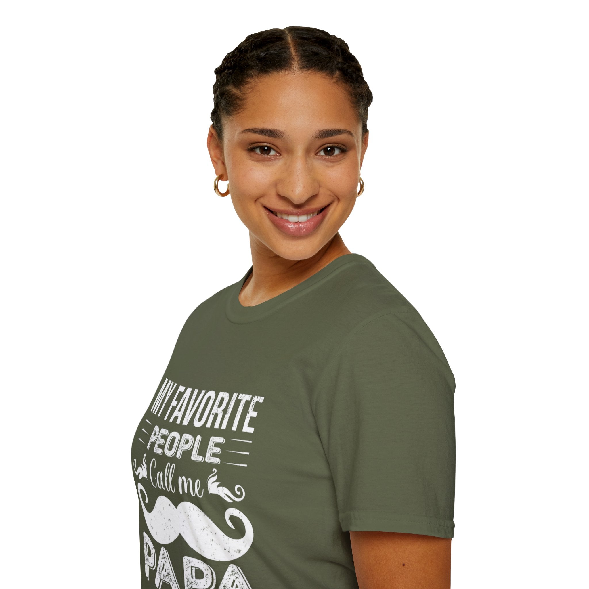 Papa T-Shirt — “My Favorite People Call Me Papa” Vintage Family Gift