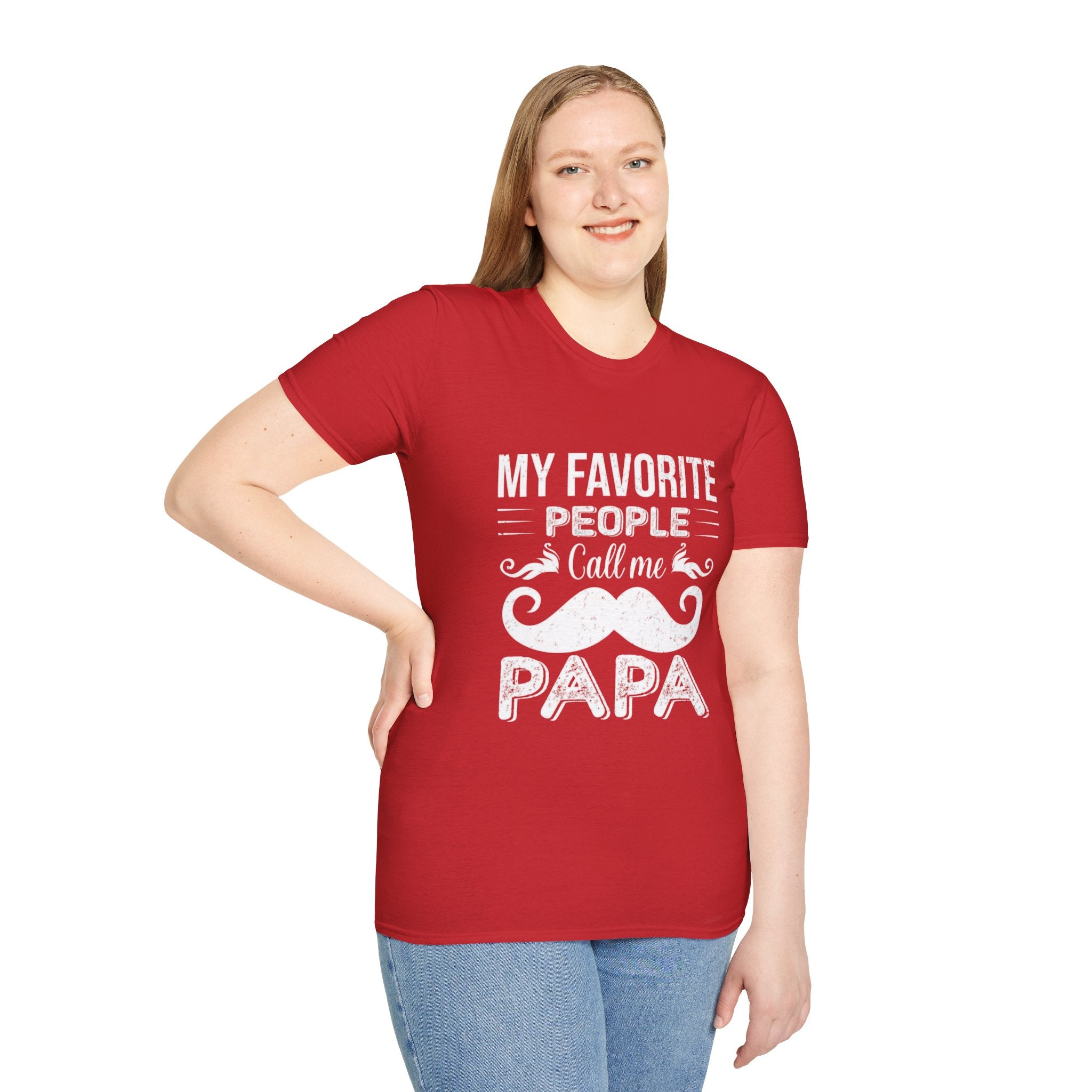 Papa T-Shirt — “My Favorite People Call Me Papa” Vintage Family Gift