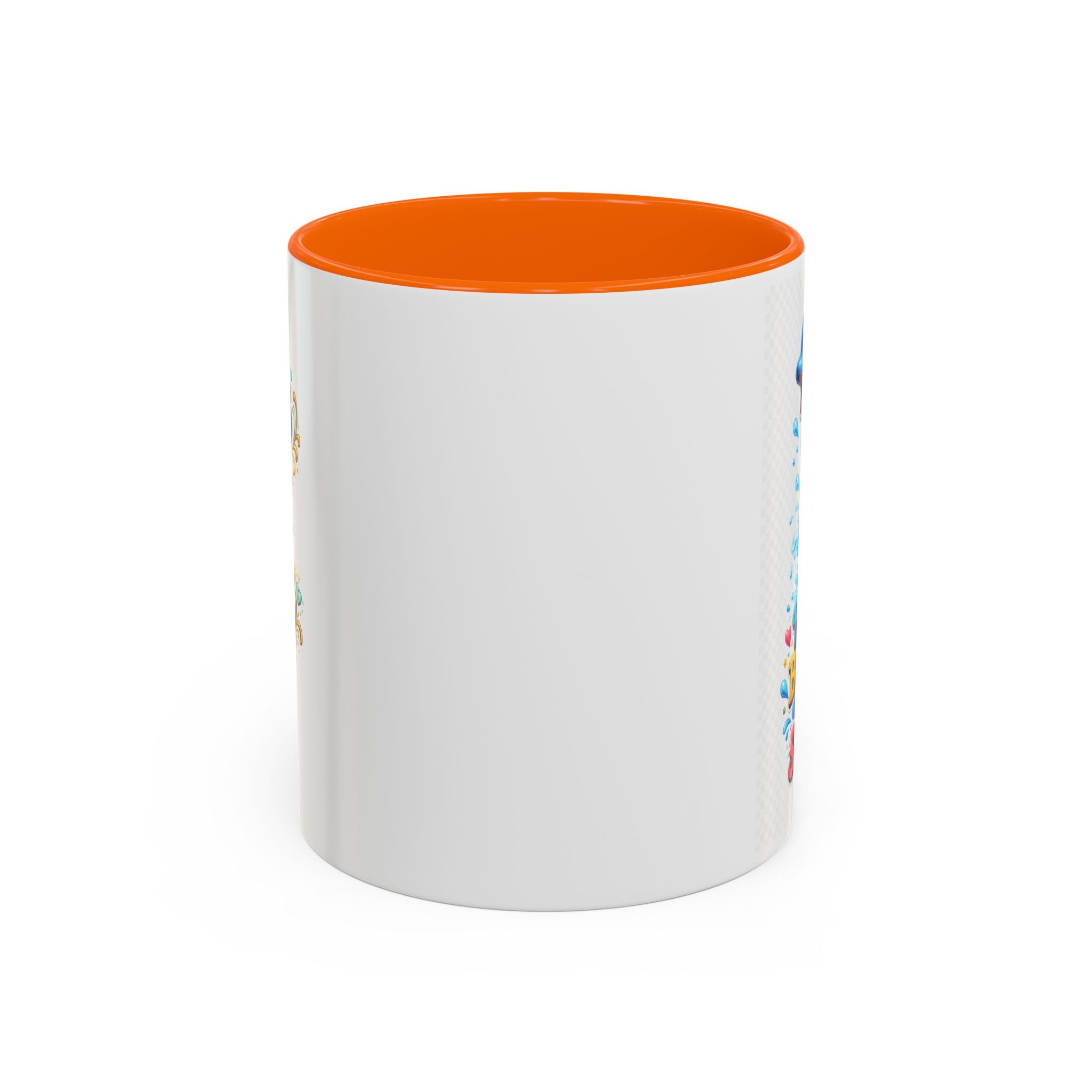 Be Kind Be Happy Keep Smiling Dolphin Accent Coffee Mug
