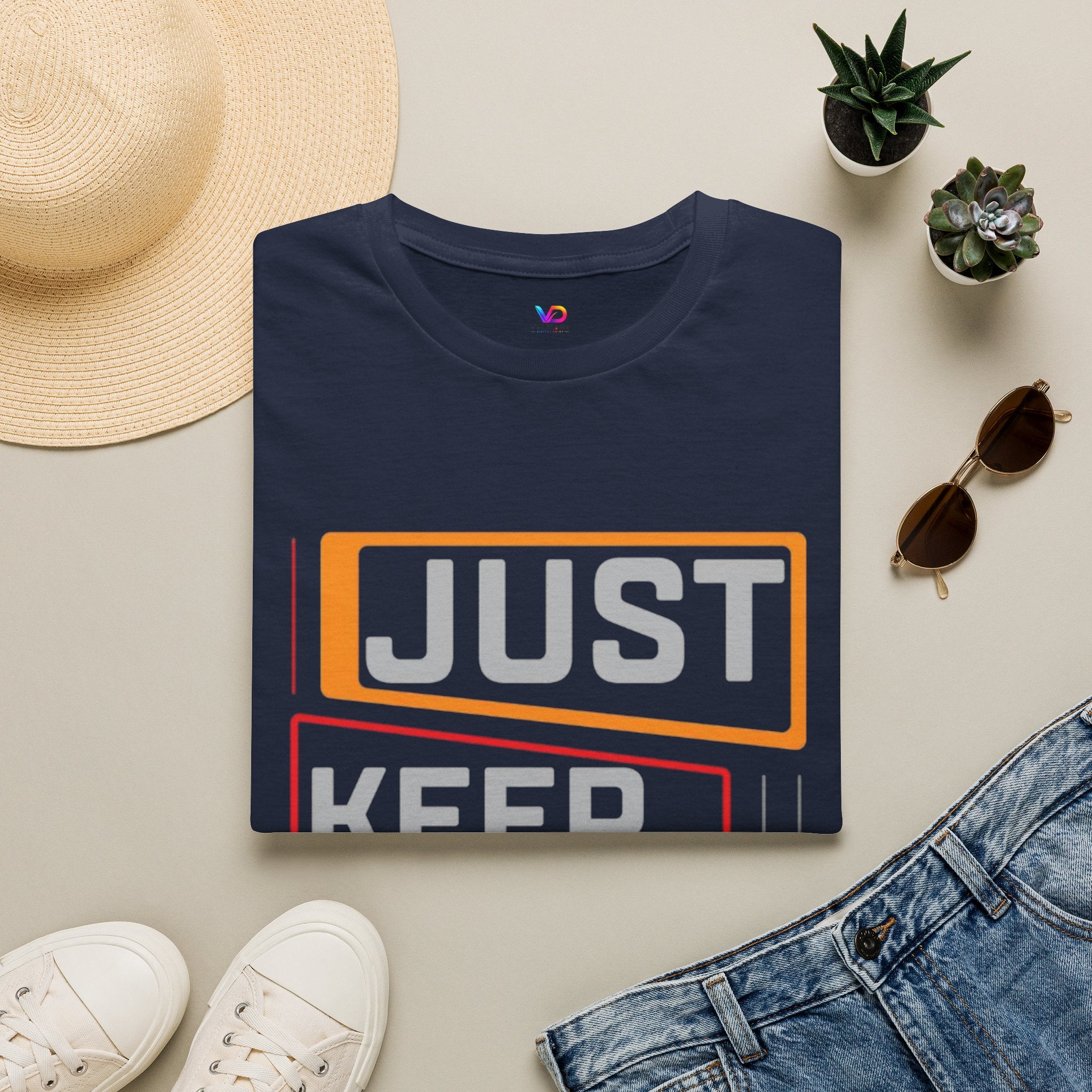 Just Keep Going T‑Shirt — Motivational Graphic Tee