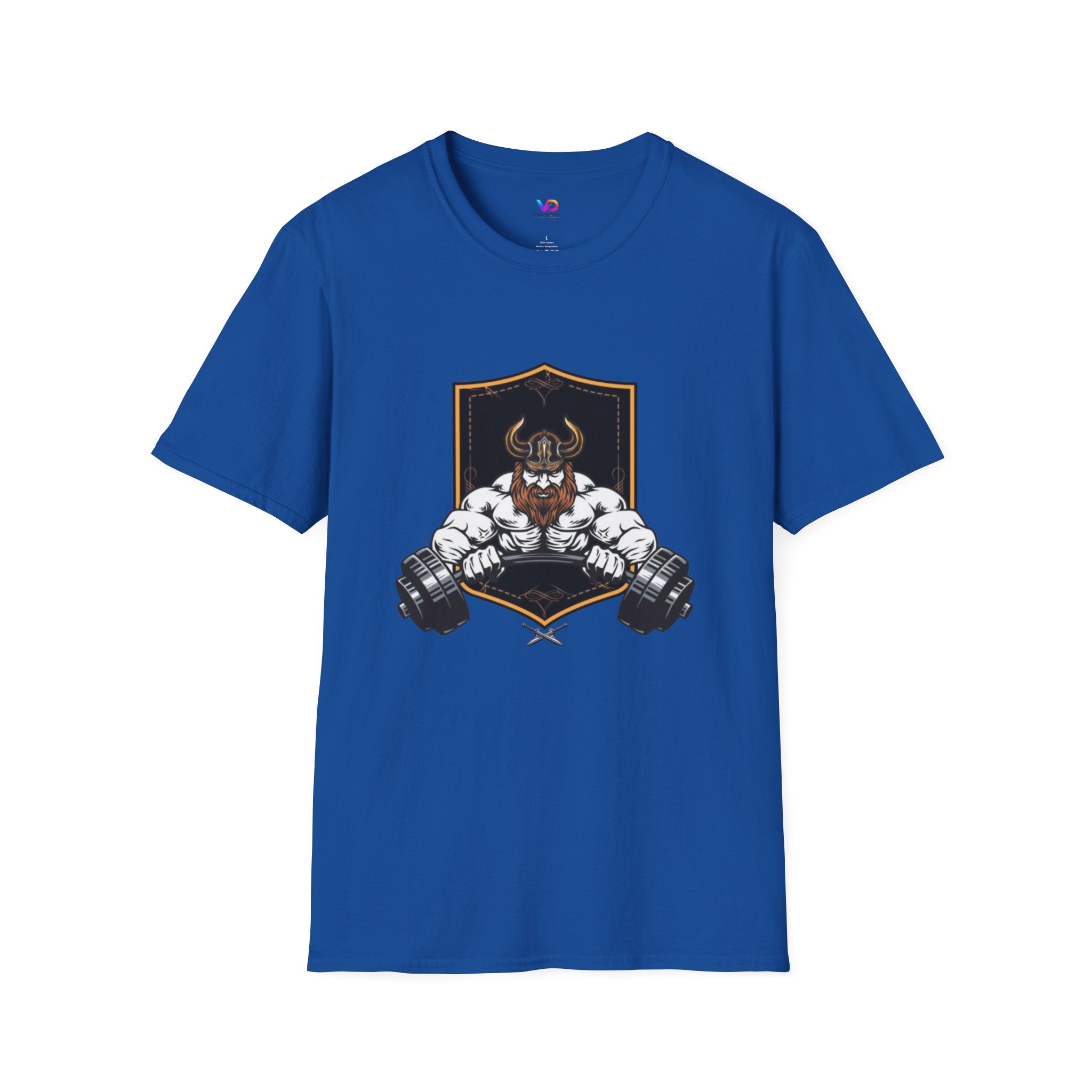 Viking Barbell T-Shirt — Norse Strength Gym Tee