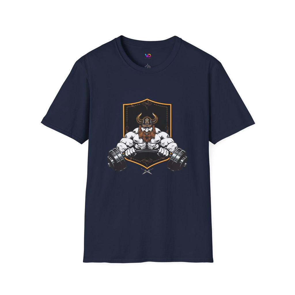 Viking Barbell T-Shirt — Norse Strength Gym Tee