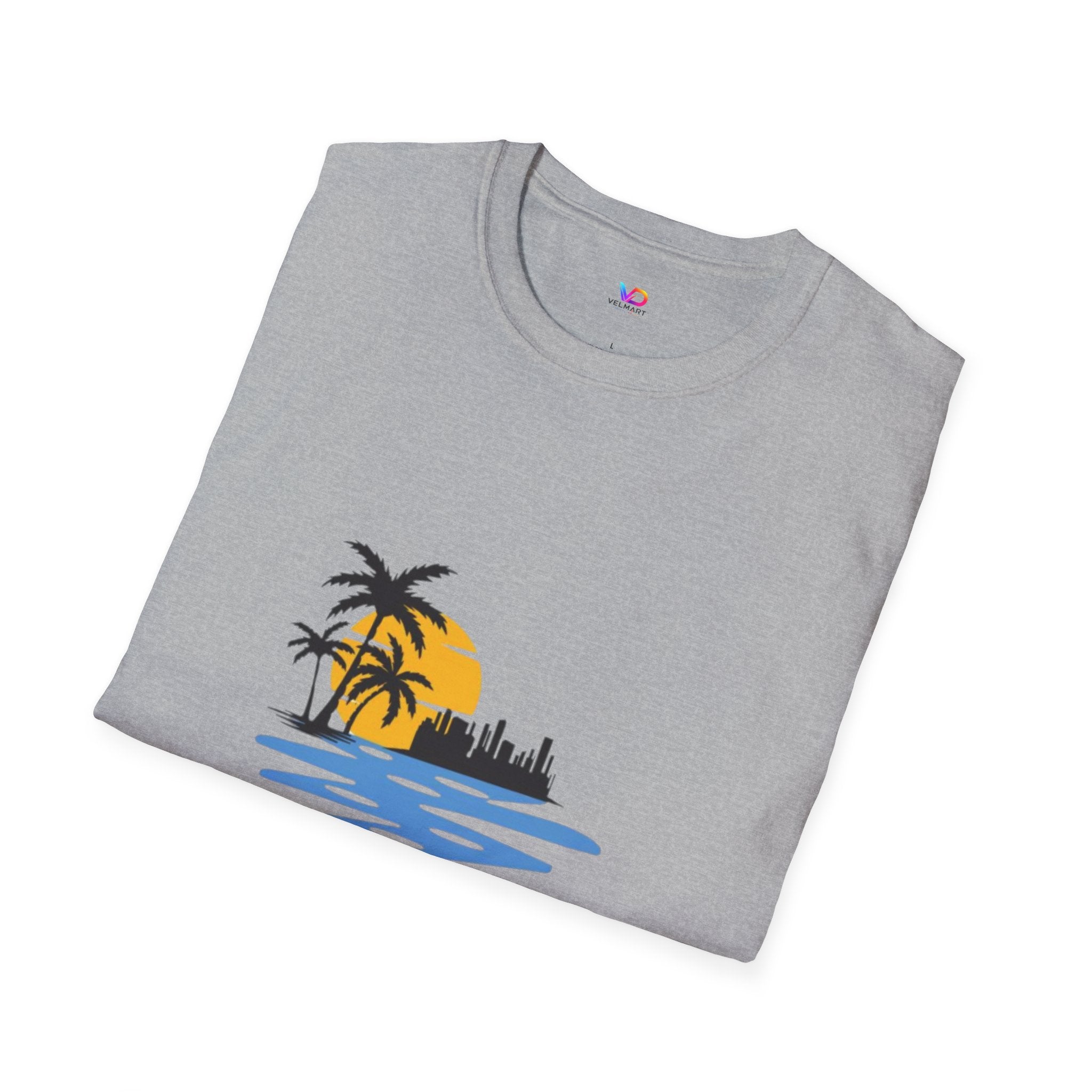 Sunset Beach T-Shirt — "Life Is Better" Palm Tree Graphic