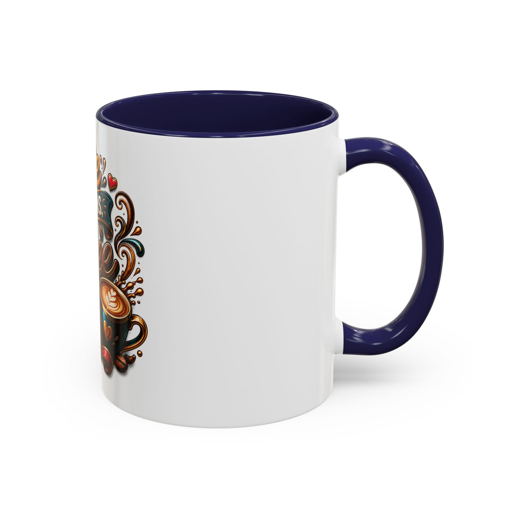Life Happens Coffee Helps Accent Mug — 11/15oz Ceramic Coffee Cup