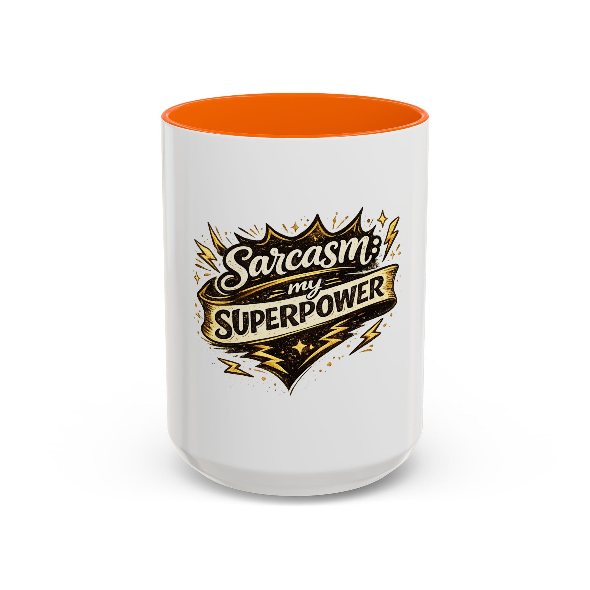 Sarcasm My Superpower Accent Coffee Mug — Funny Novelty 11/15oz