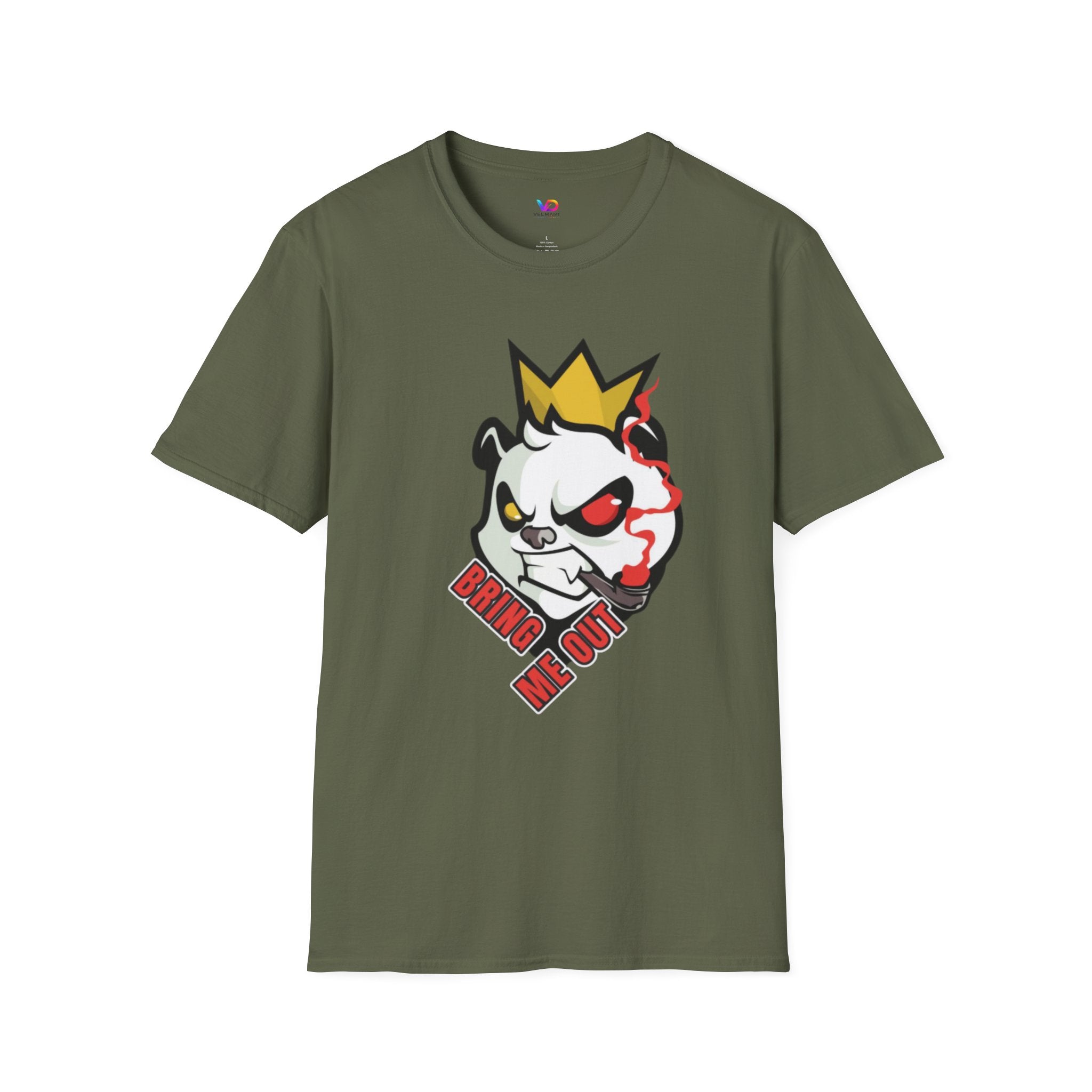 Panda King Graphic Tee — 'Bring Me One' Streetwear T-Shirt