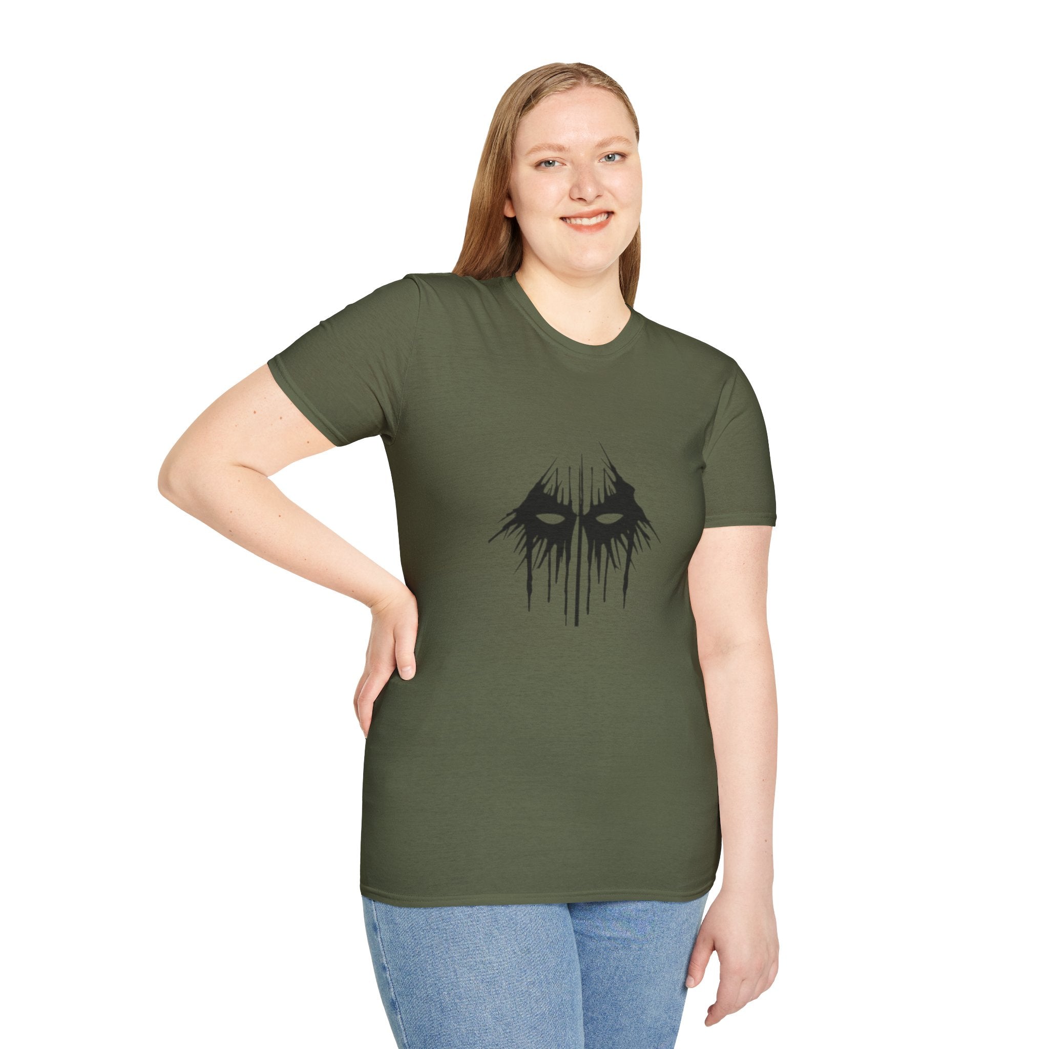 Horror Mask T-Shirt — Dripping Eyes Graphic Tee