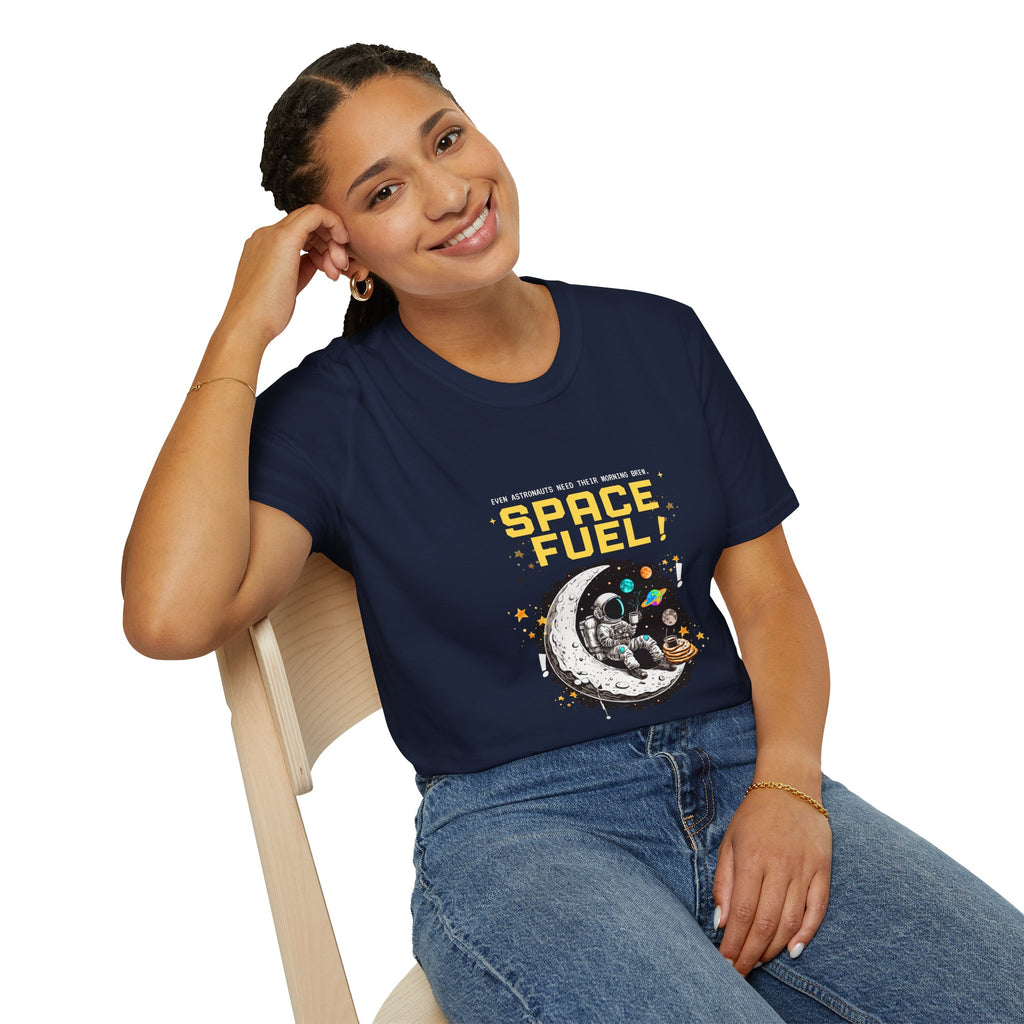 Space Fuel T-Shirt — Retro Planet Donut Graphic Tee