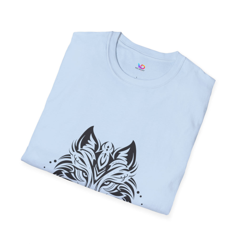 Wolf Mandala T-Shirt — Tribal Geometric Wolf Art Tee