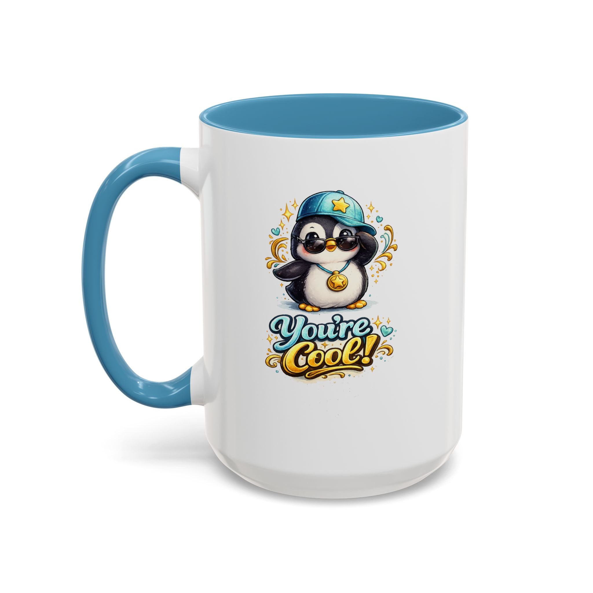 Be Kind Be Happy Keep Smiling Dolphin Accent Coffee Mug