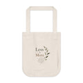 Canvas Tote — "Less Is More" Minimalist Organic Grocery & Everyday Bag