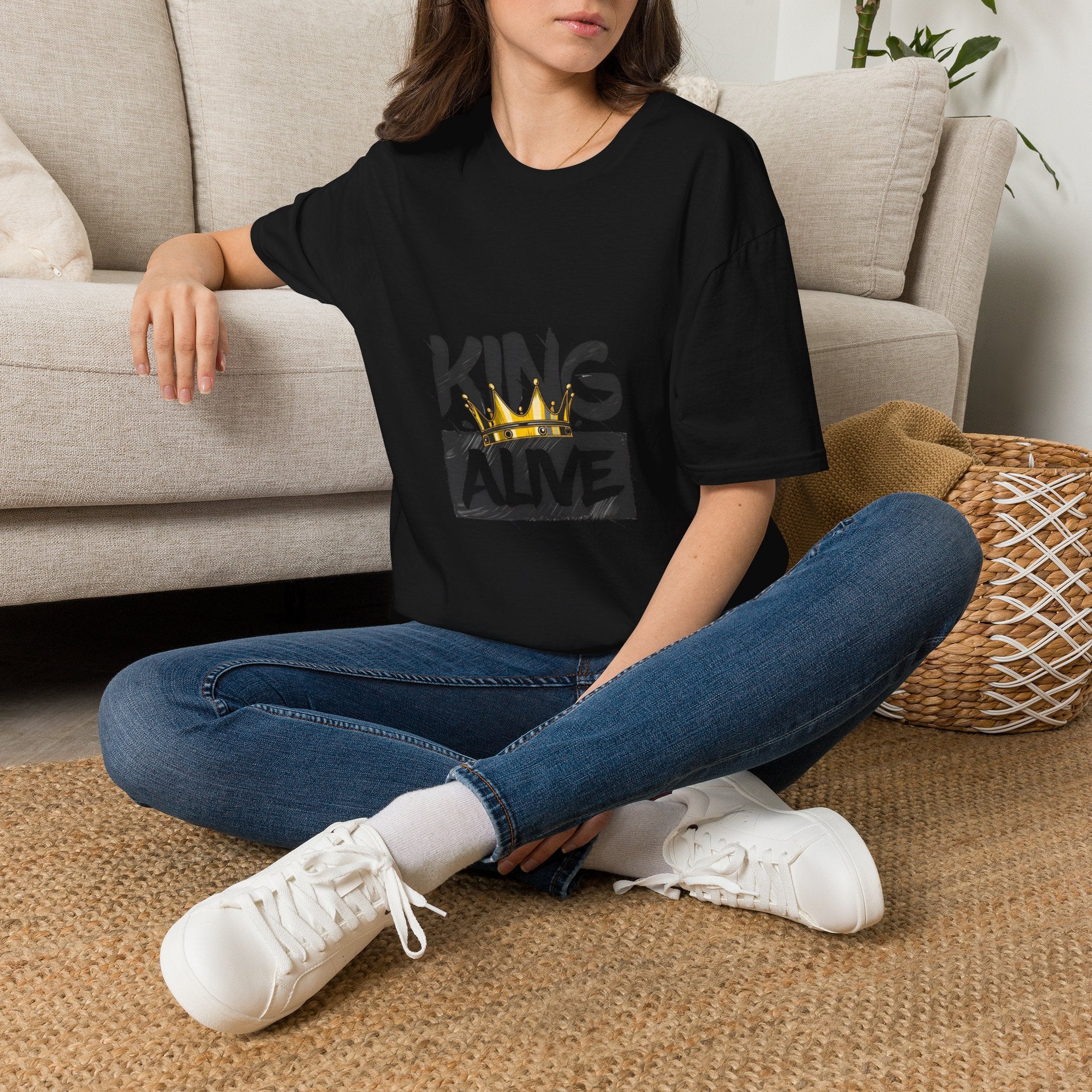 King Alive T-Shirt — Bold Crown Streetwear Tee