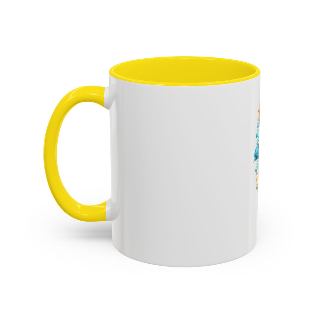 Live Love Wag! Dog Lover Accent Coffee Mug