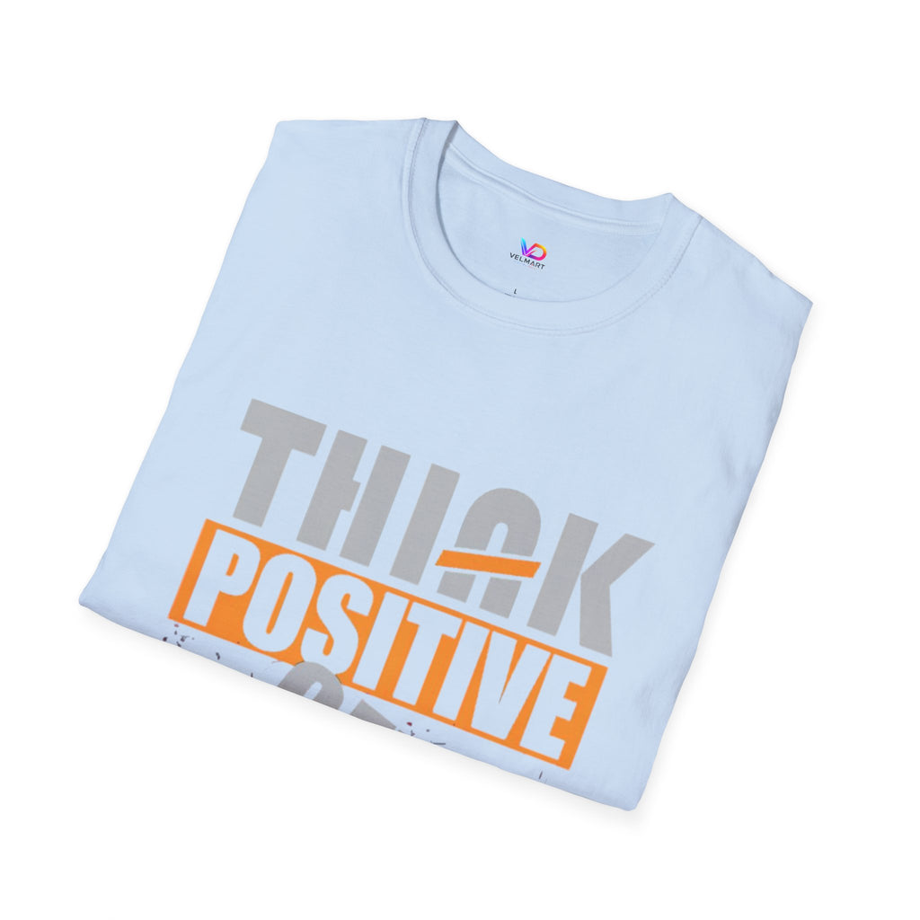 Think Positive T-Shirt — Motivational Graphic Tee