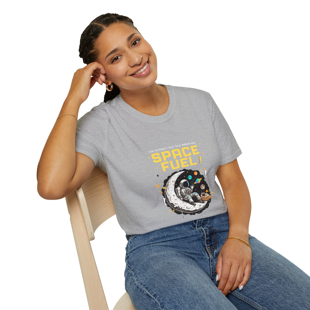 Space Fuel T-Shirt — Retro Planet Donut Graphic Tee