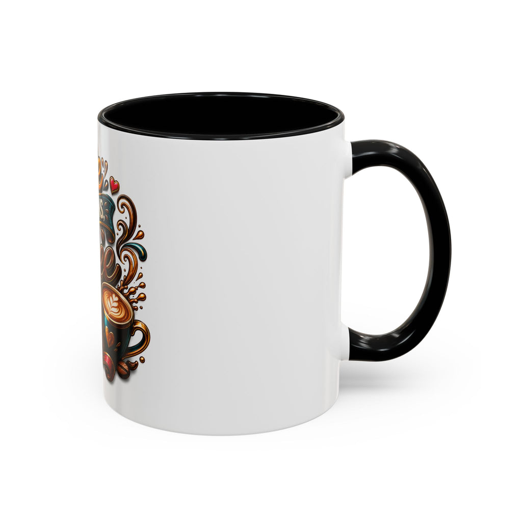 Life Happens Coffee Helps Accent Mug — 11/15oz Ceramic Coffee Cup