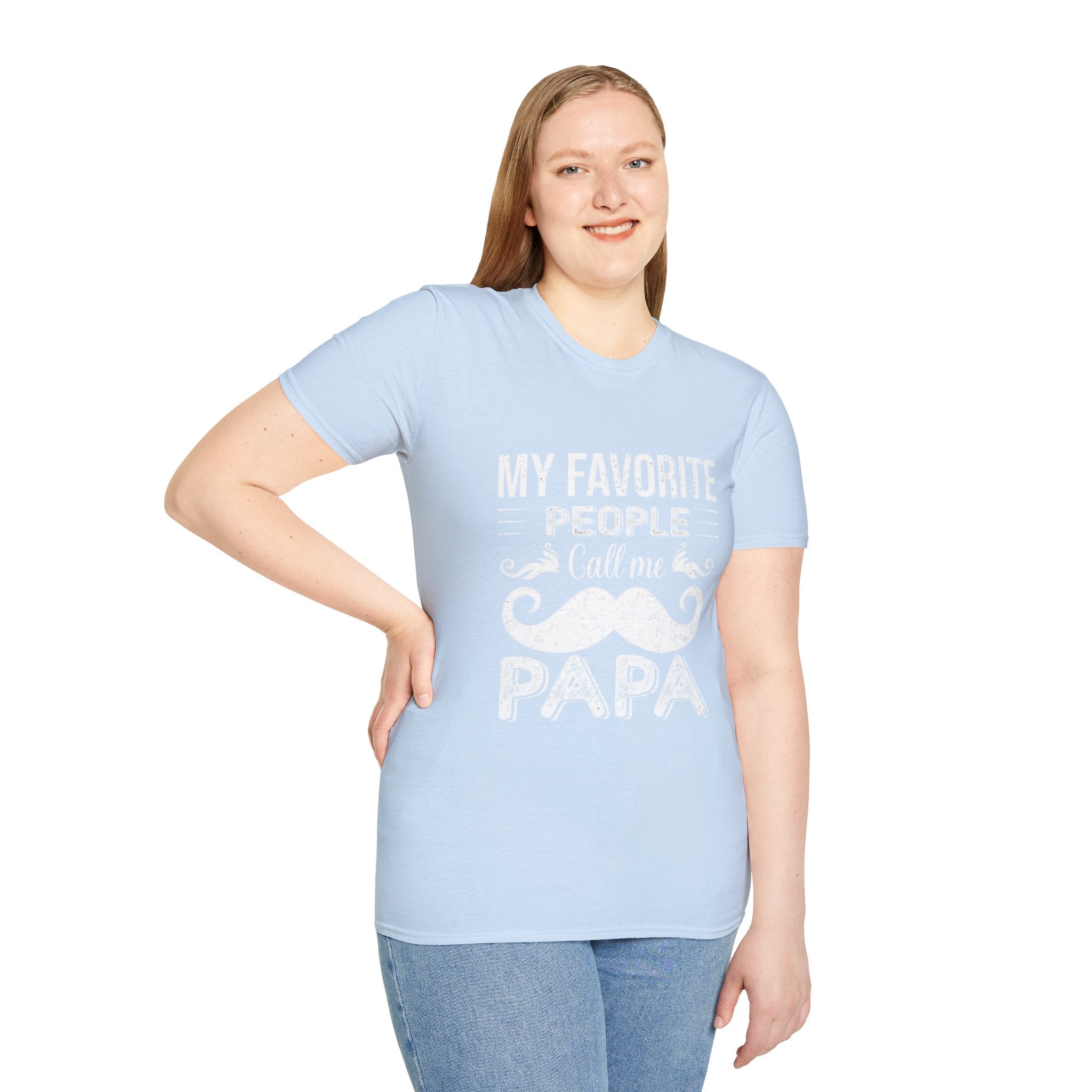 Papa T-Shirt — “My Favorite People Call Me Papa” Vintage Family Gift