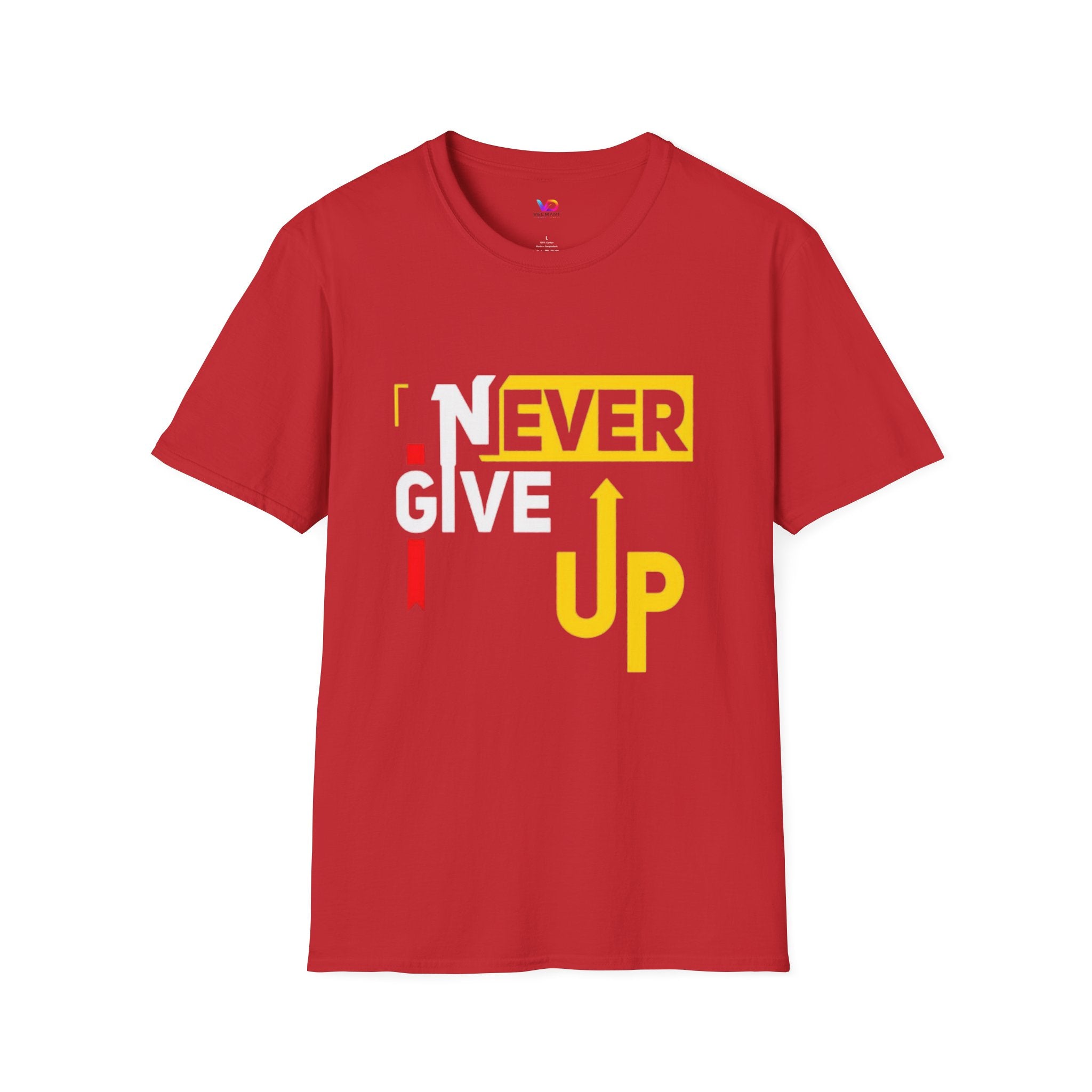 Never Give Up T-Shirt — Motivational Graphic Tee