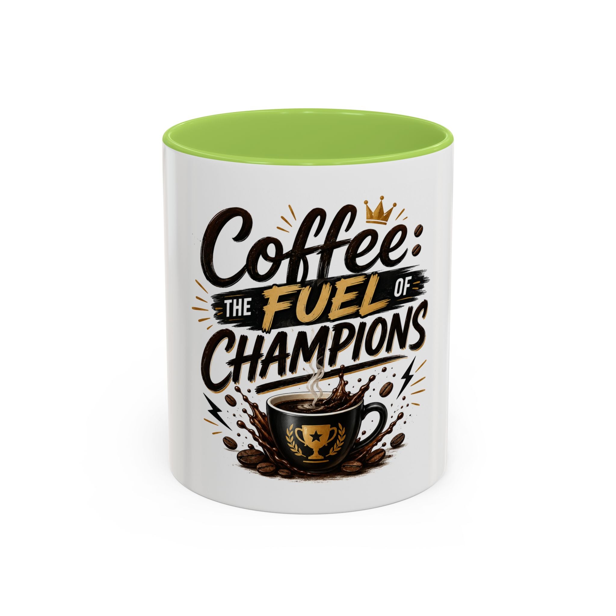 Coffee Mug — “Coffee: The Fuel of Champions” Motivational Ceramic Mug (11/15oz)
