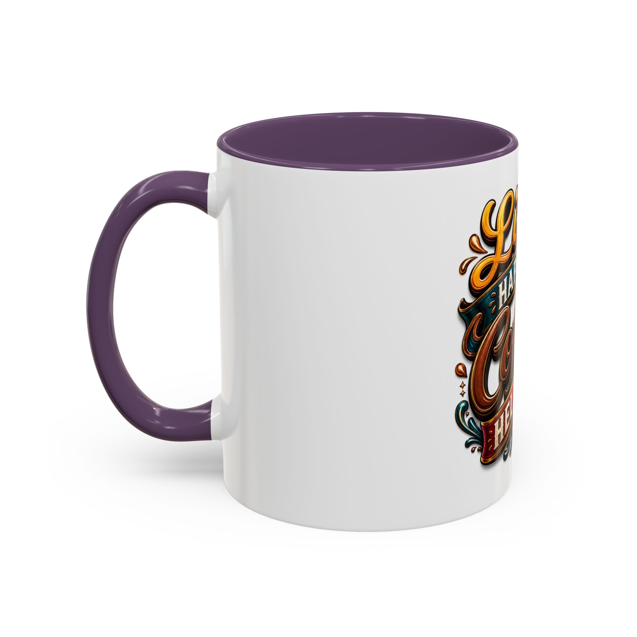 Life Happens Coffee Helps Accent Mug — 11/15oz Ceramic Coffee Cup