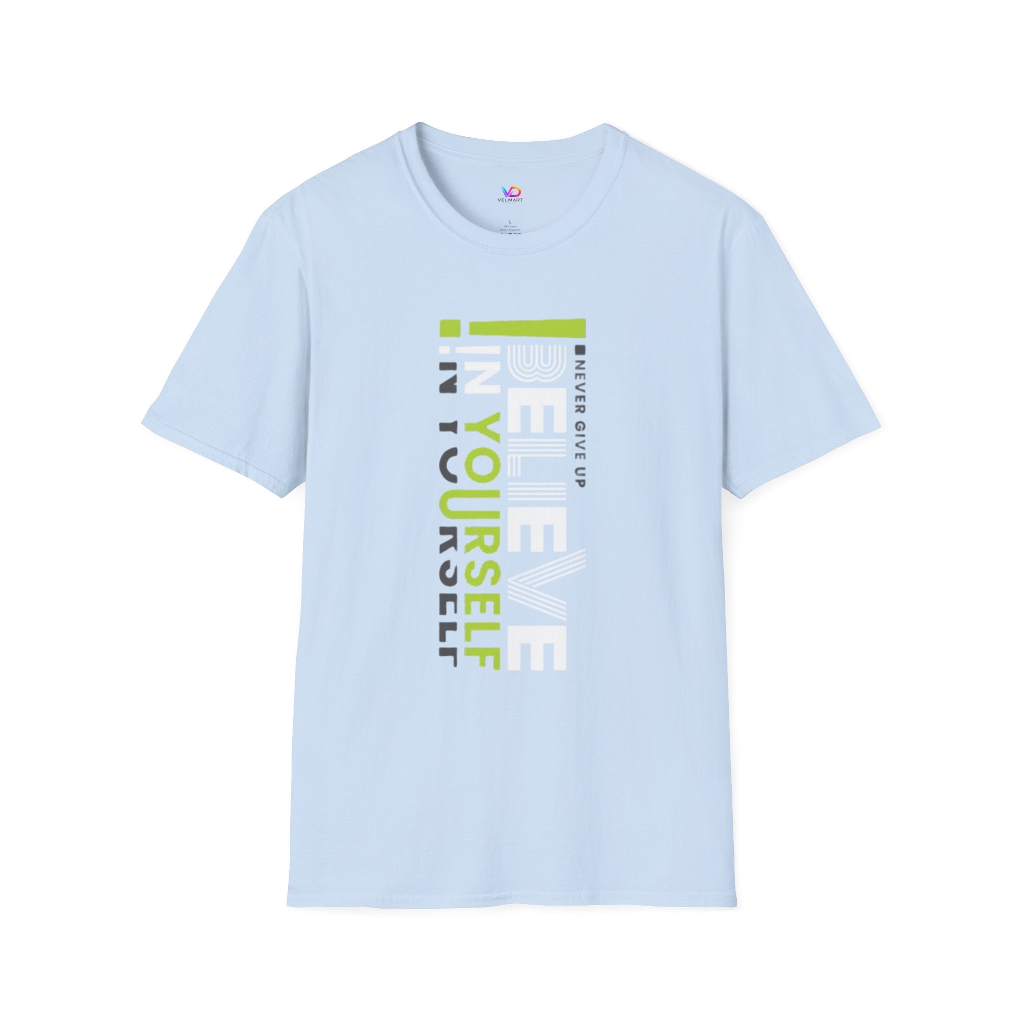 T-Shirt — "Be Yourself" Vertical Motivational Graphic Tee