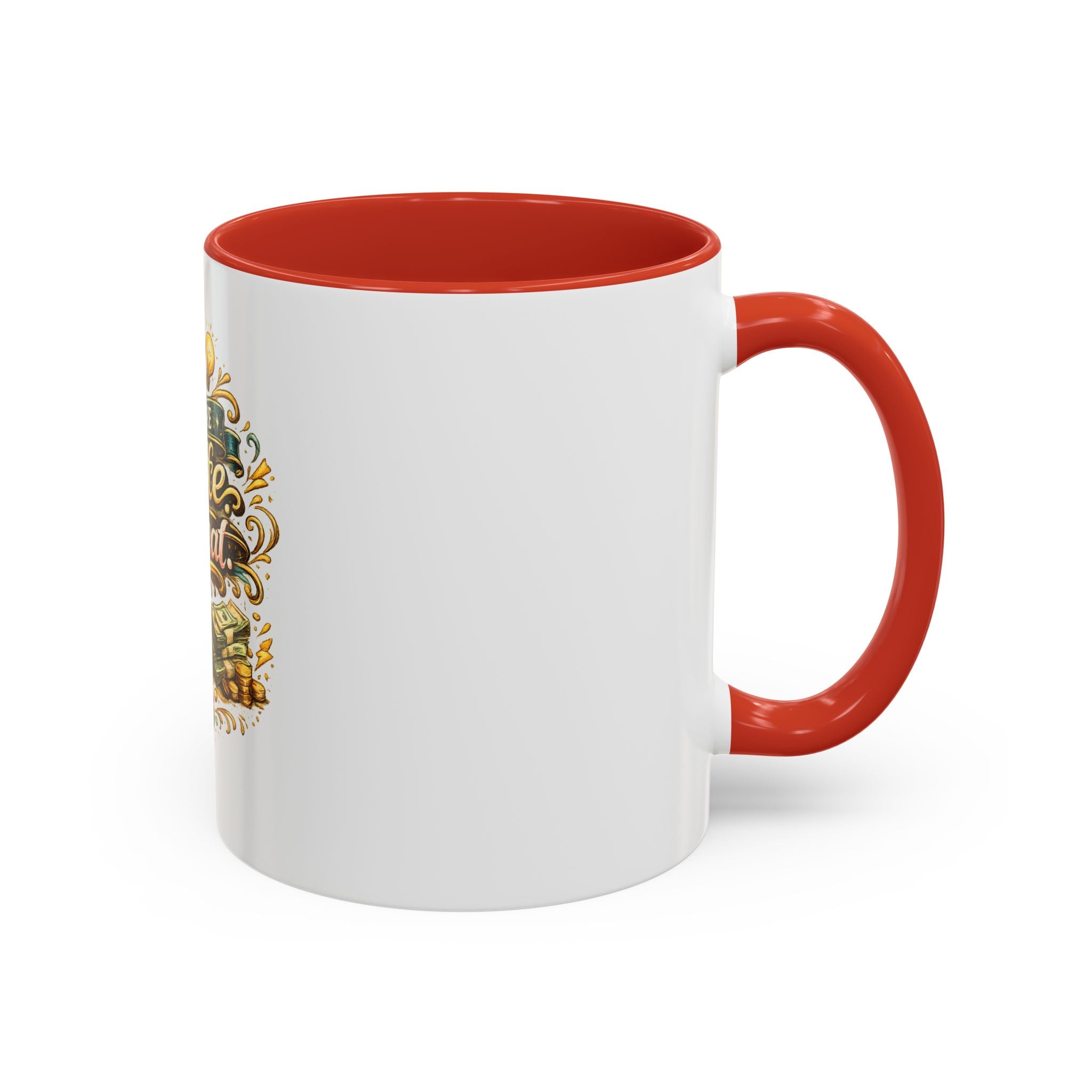 Mind Is Where Hustle, Repeat Accent Coffee Mug — Motivational 11/15oz Ceramic Mug