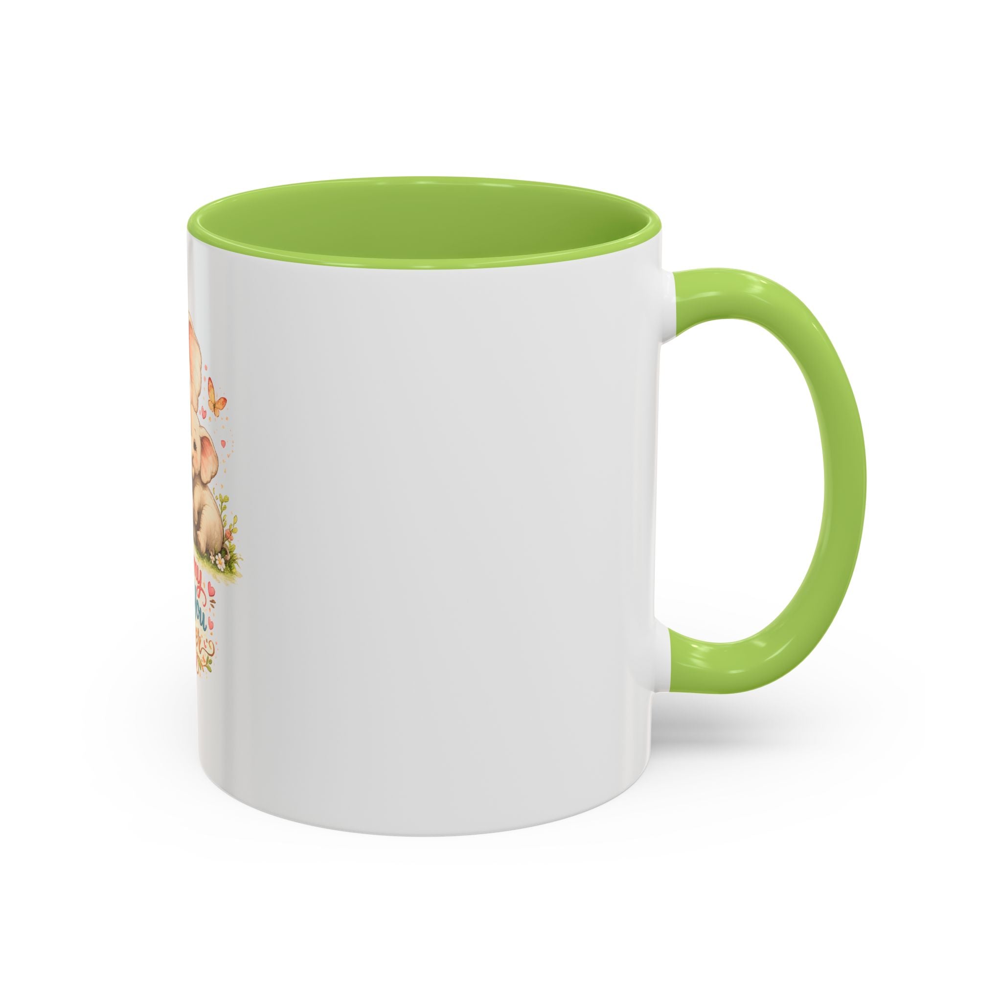 Mommy Loves You Forever Elephant Coffee Mug — Mother's Day, New Mom Gift