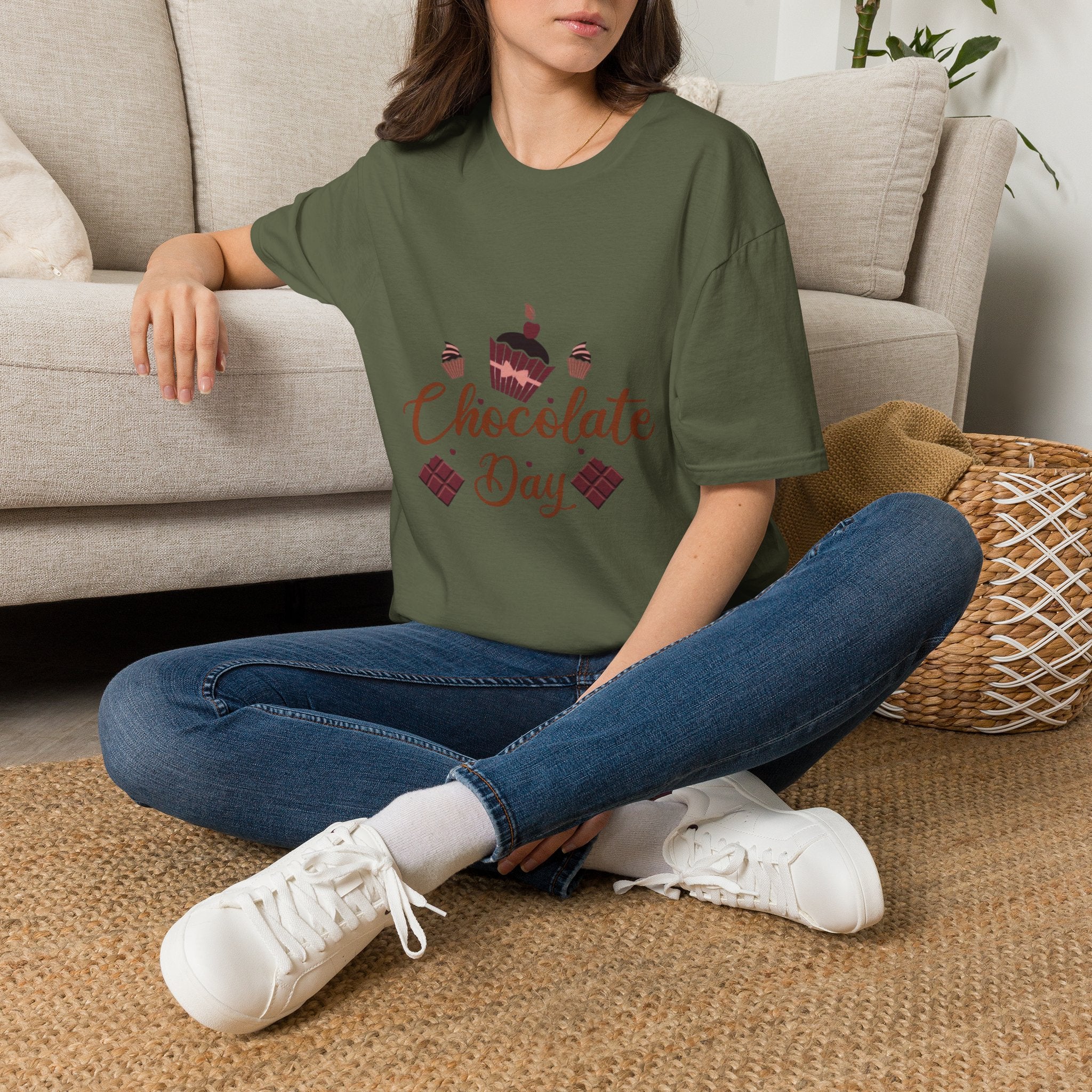 Chocolate Day T‑Shirt — Cupcake & Candy Dessert Lovers Tee