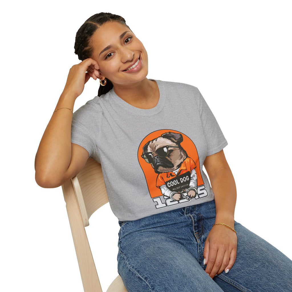 Cool Dog Tee — Retro Pug Graphic T‑Shirt
