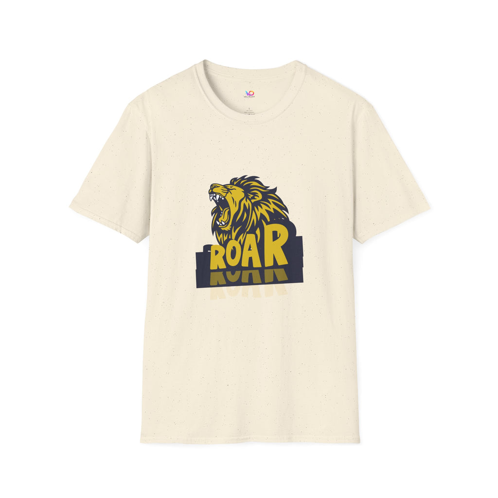 Roaring Lion T-Shirt — Bold Yellow & Navy Graphic Tee