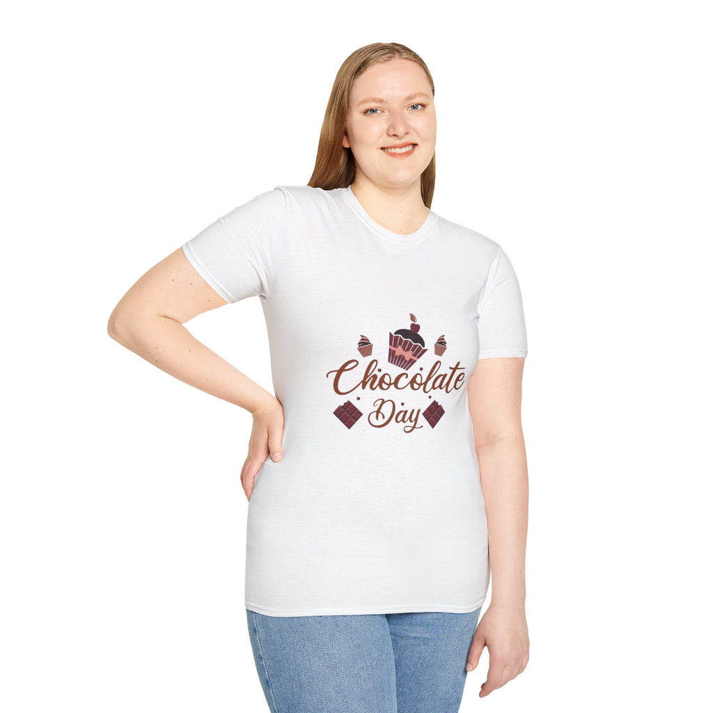 Chocolate Day T‑Shirt — Cupcake & Candy Dessert Lovers Tee