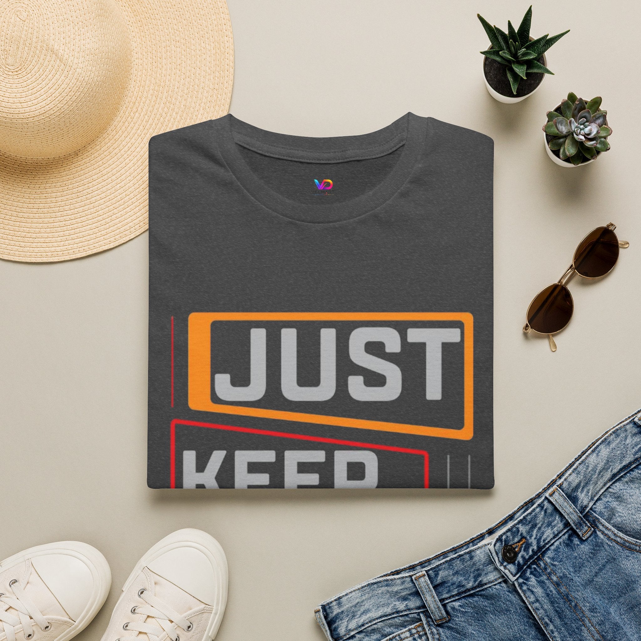 Just Keep Going T‑Shirt — Motivational Graphic Tee