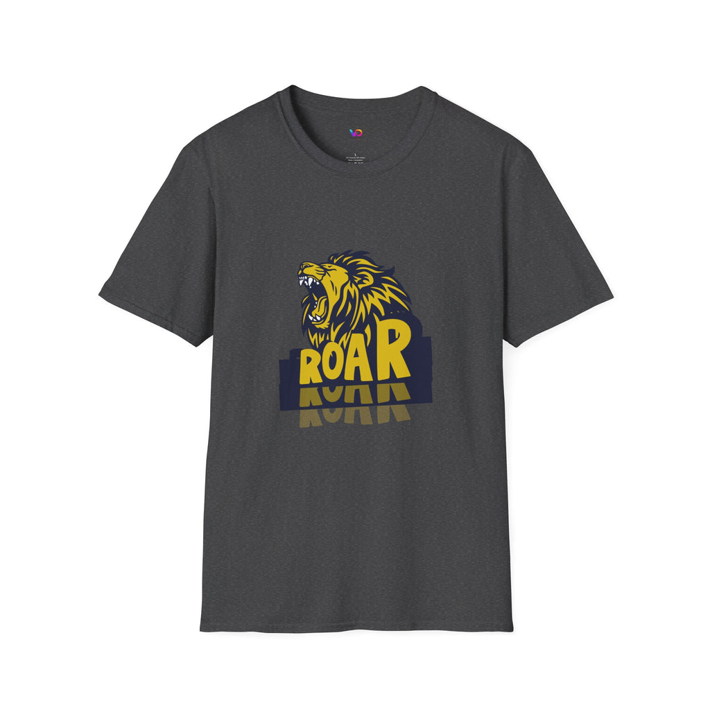 Roaring Lion T-Shirt — Bold Yellow & Navy Graphic Tee