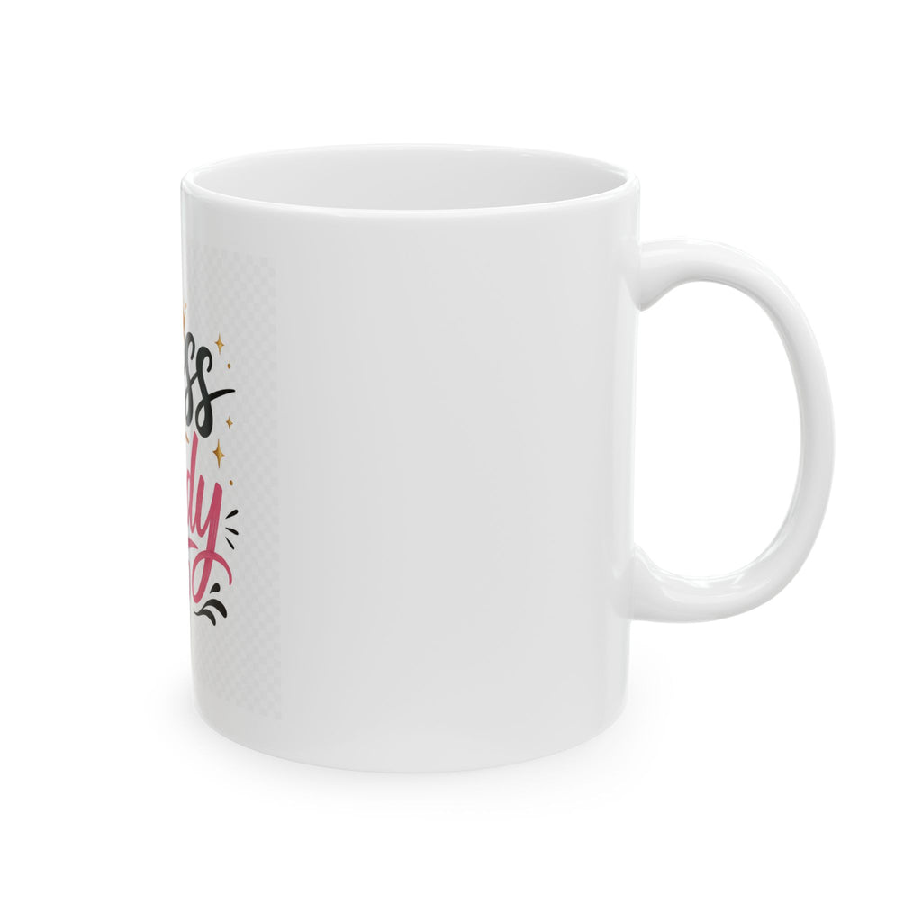 Boss Lady Ceramic Mug — 11oz/15oz Motivational Coffee Cup for Women