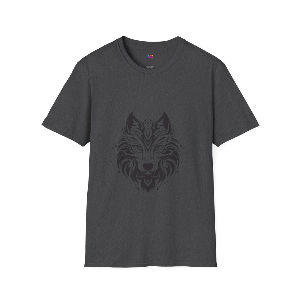 Wolf Mandala T-Shirt — Tribal Geometric Wolf Art Tee