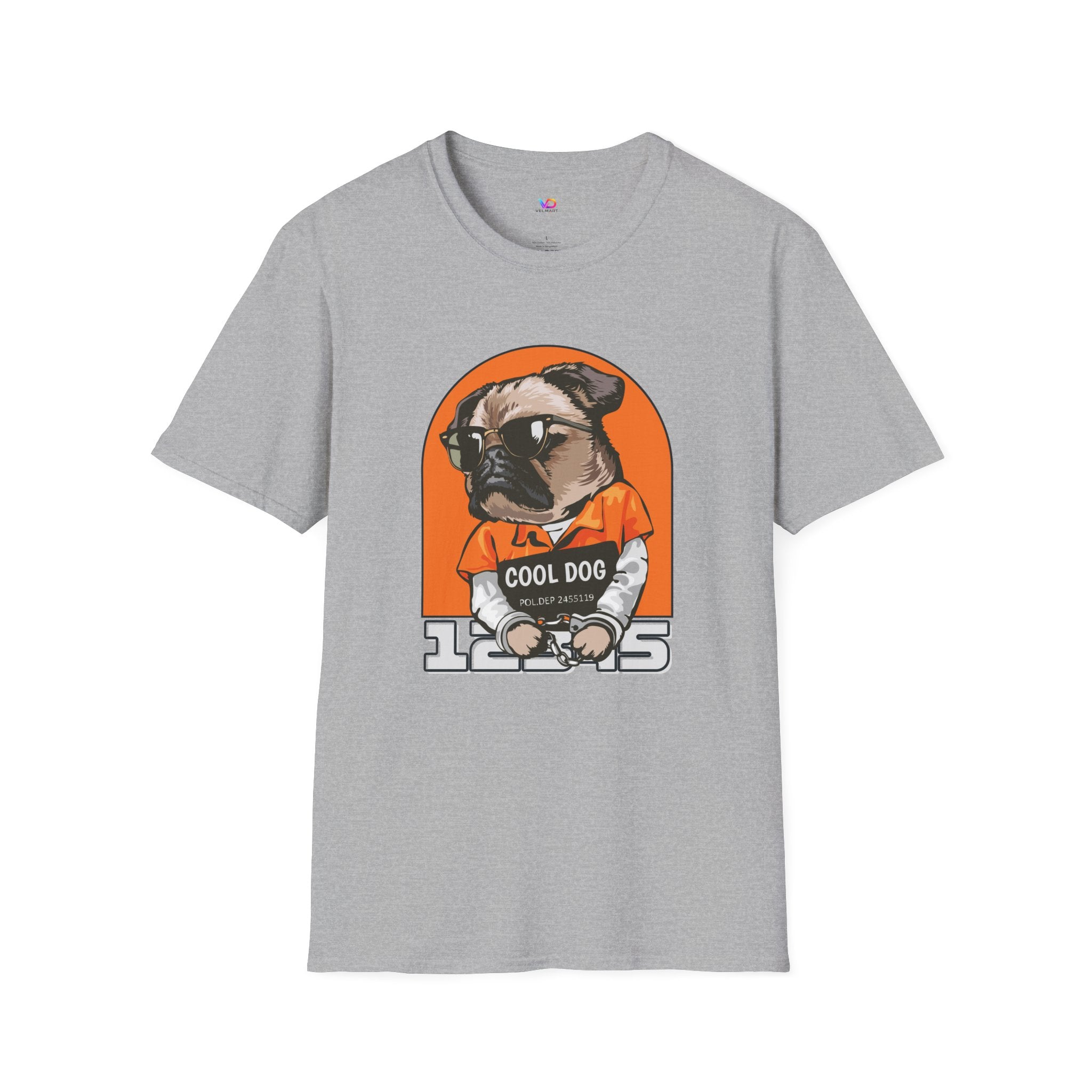 Cool Dog Tee — Retro Pug Graphic T‑Shirt
