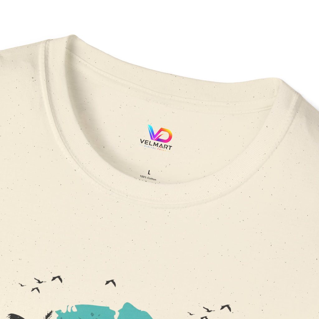 Summer Vibes T-Shirt — "Enjoy the Summer" Tropical Palm Sunset Tee