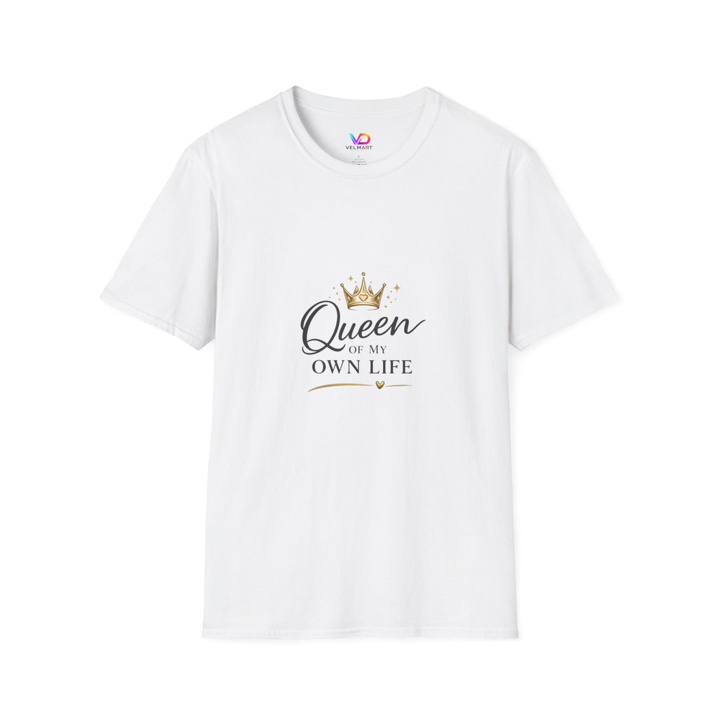 Queen of My Own Life T-Shirt — Empowerment Crown Graphic Tee