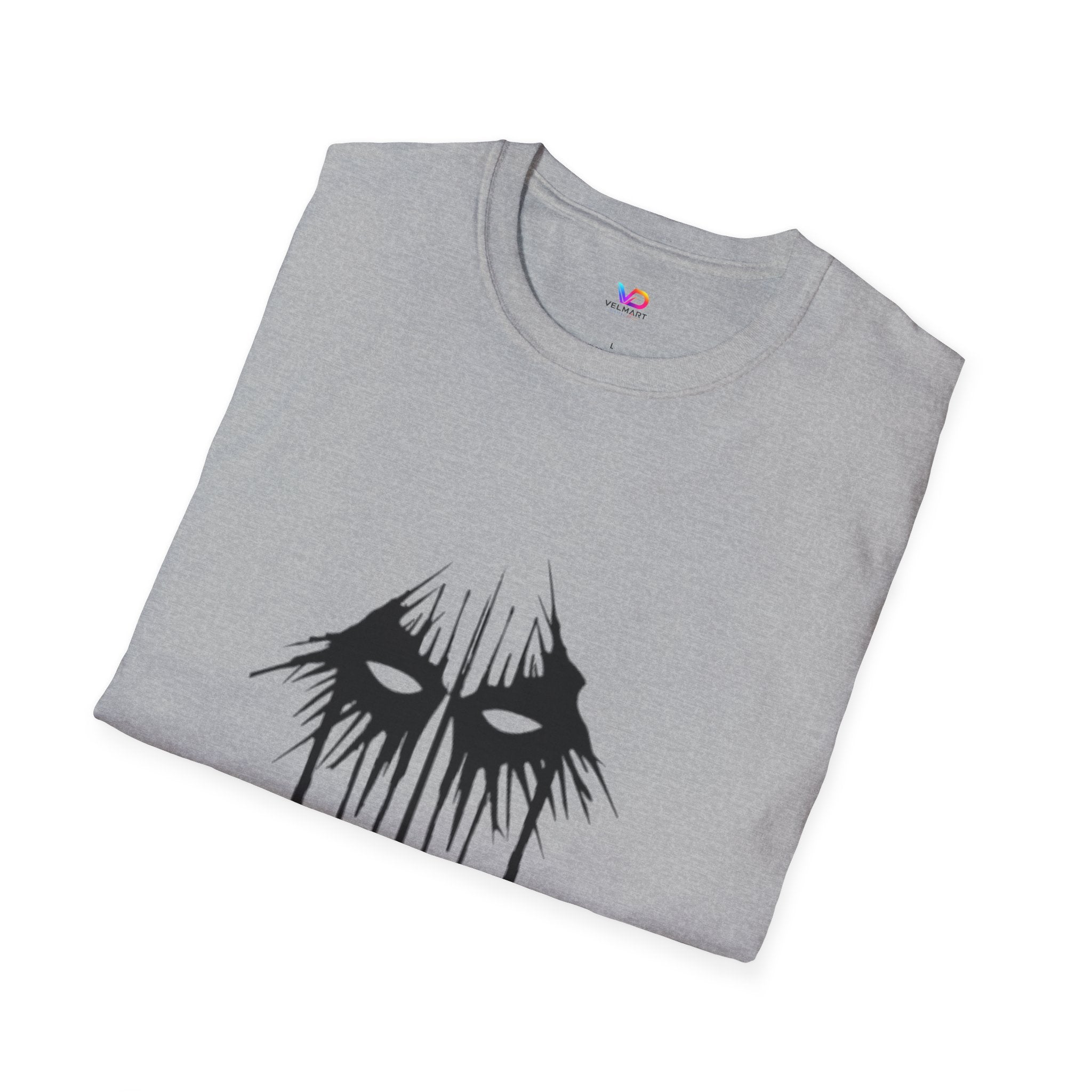 Horror Mask T-Shirt — Dripping Eyes Graphic Tee