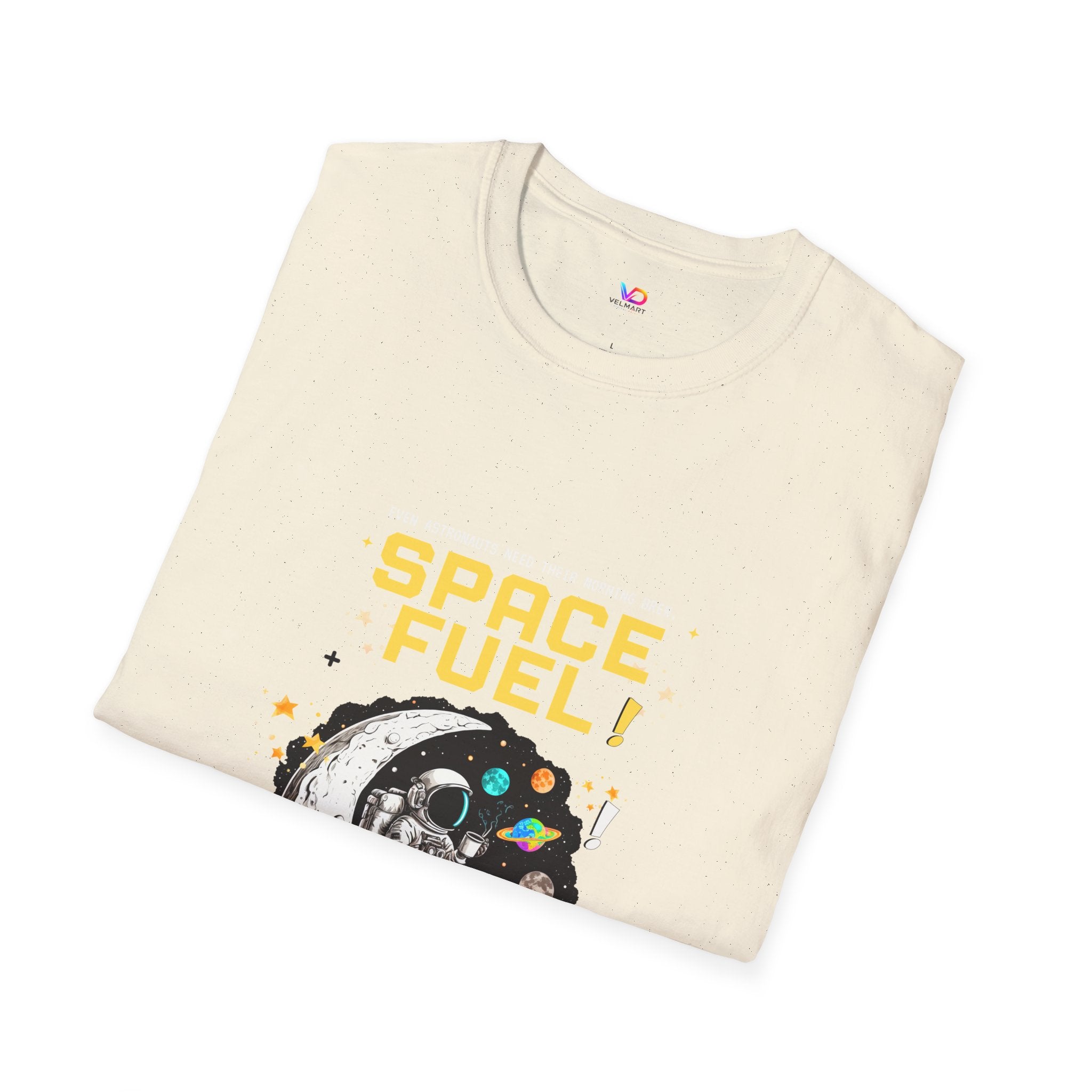 Space Fuel T-Shirt — Retro Planet Donut Graphic Tee