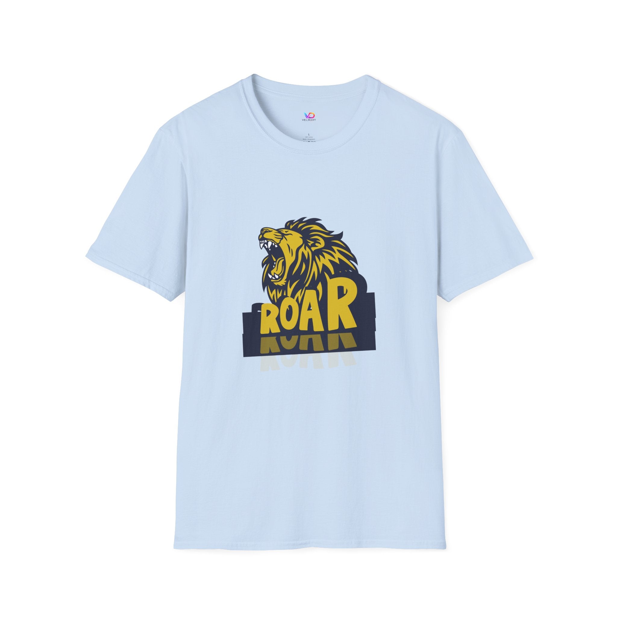 Roaring Lion T-Shirt — Bold Yellow & Navy Graphic Tee