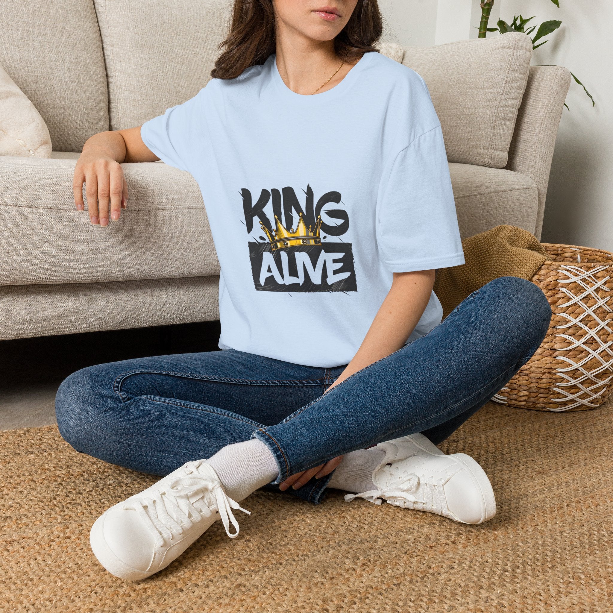 King Alive T-Shirt — Bold Crown Streetwear Tee
