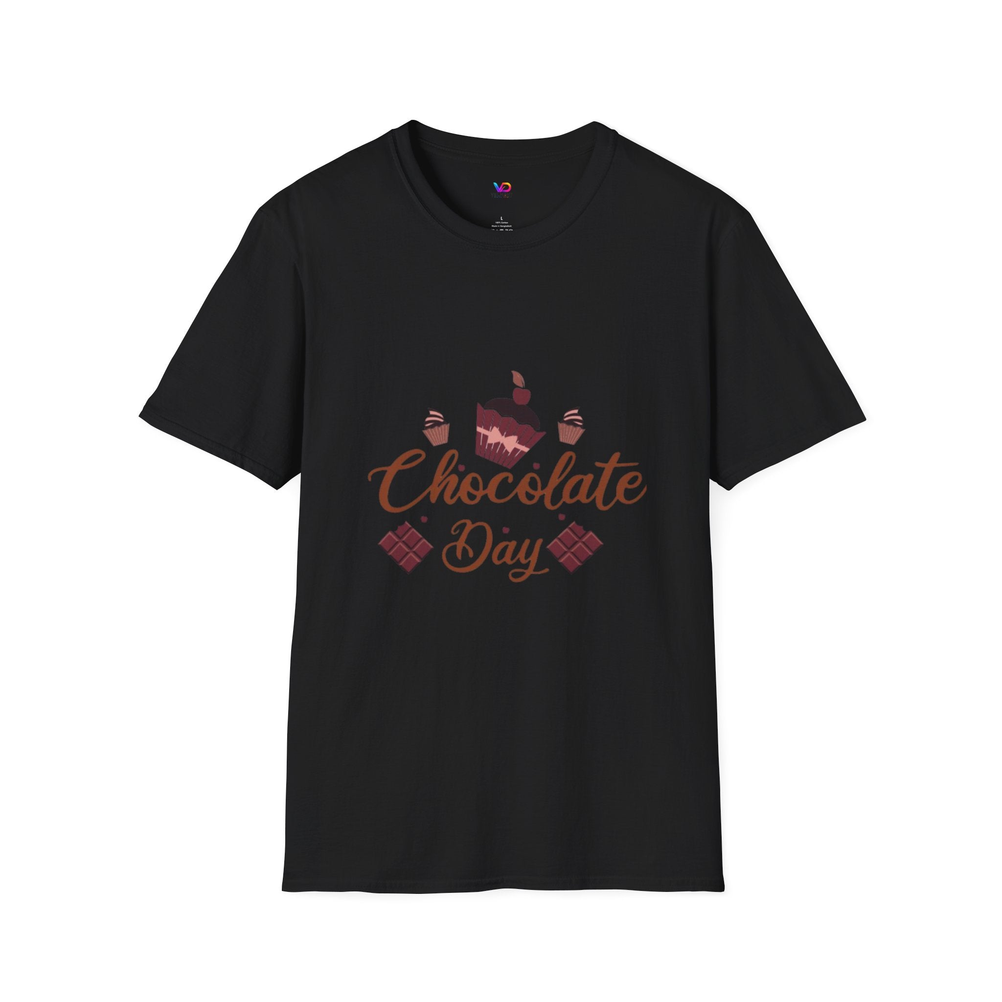 Chocolate Day T‑Shirt — Cupcake & Candy Dessert Lovers Tee