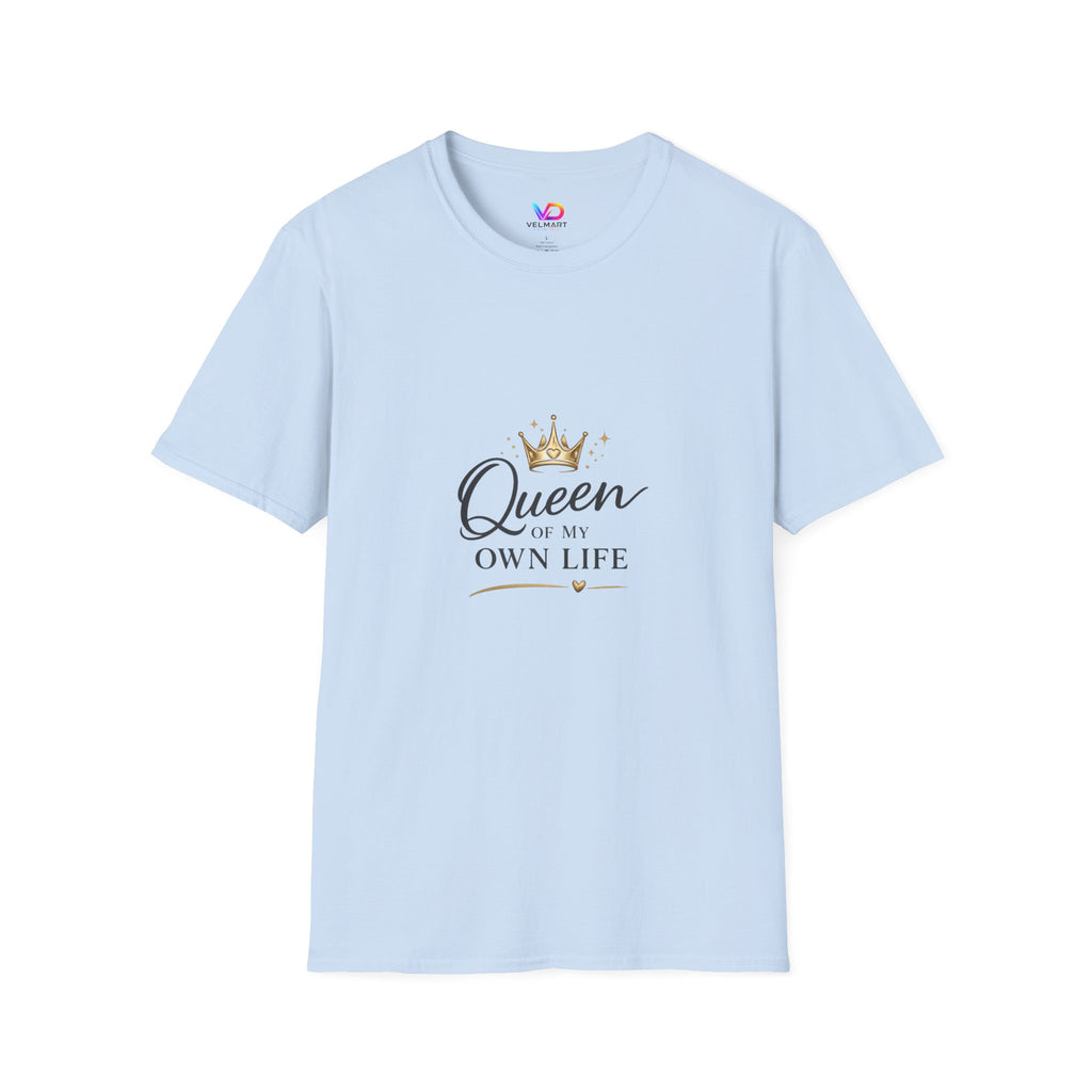 Queen of My Own Life T-Shirt — Empowerment Crown Graphic Tee