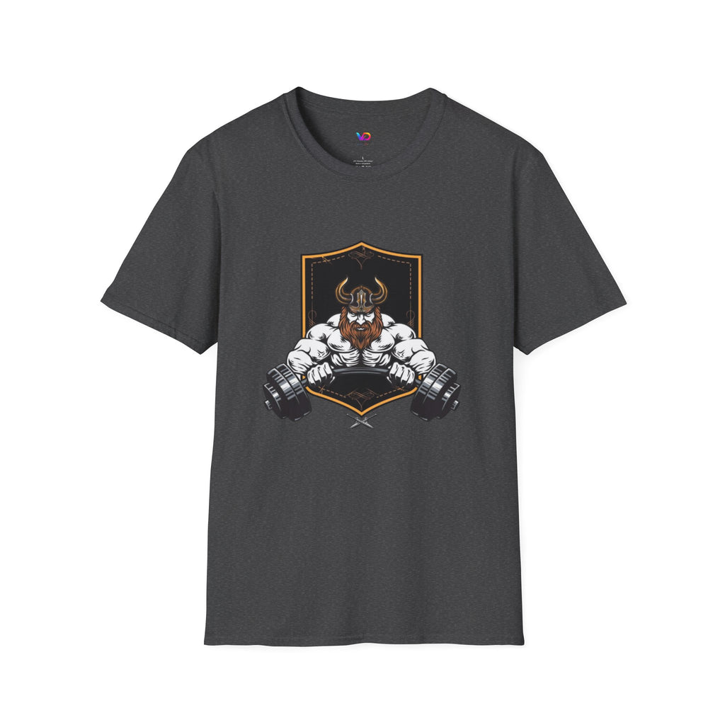 Viking Barbell T-Shirt — Norse Strength Gym Tee
