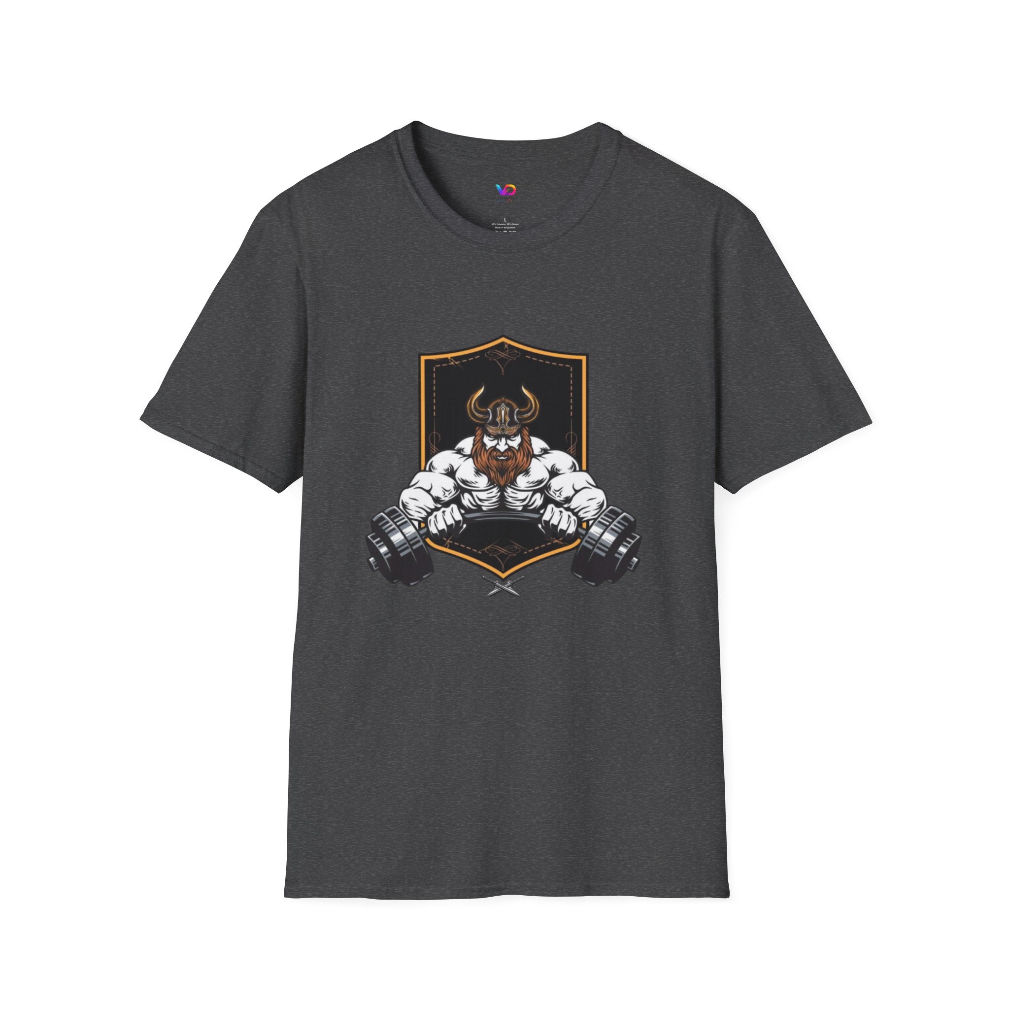 Viking Barbell T-Shirt — Norse Strength Gym Tee