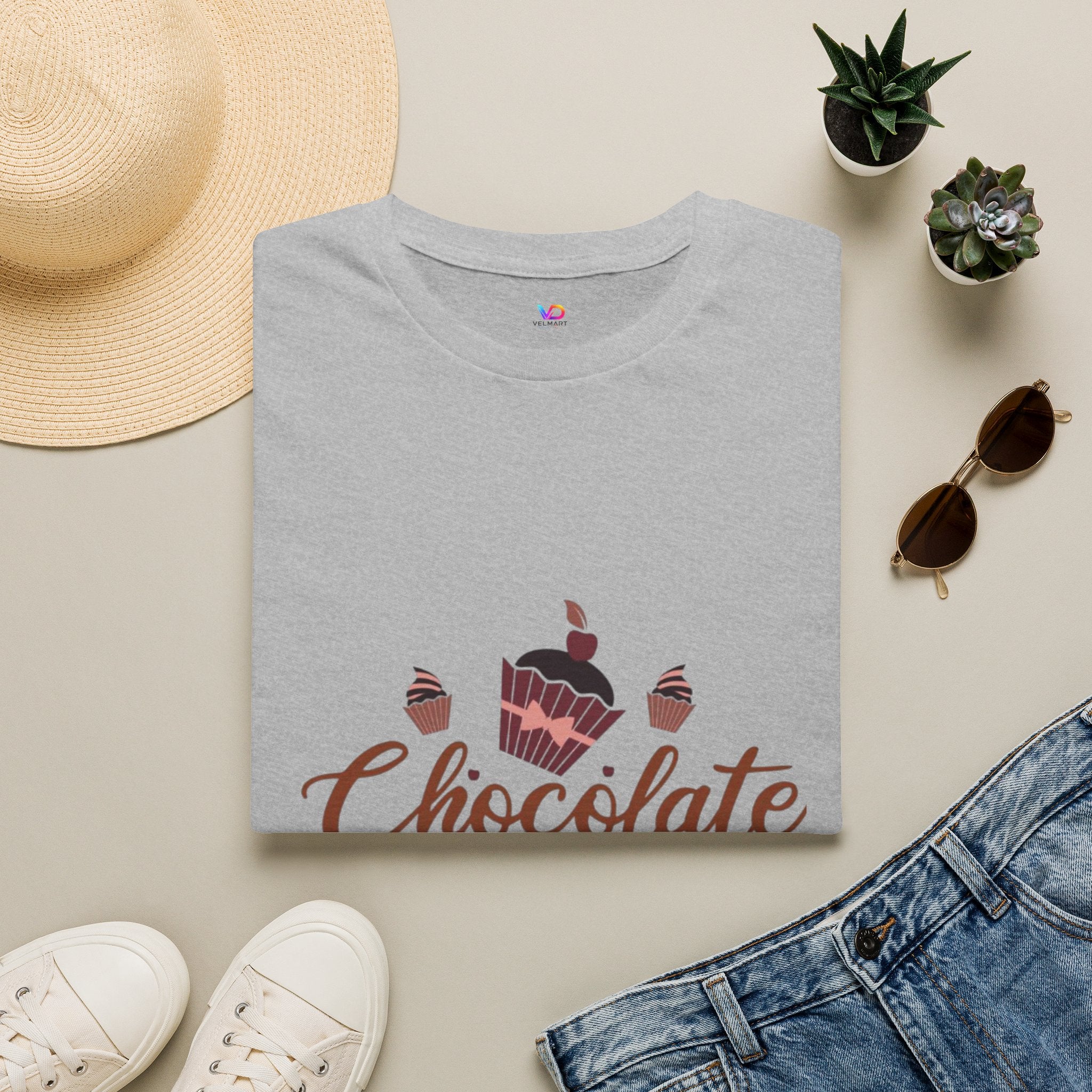 Chocolate Day T‑Shirt — Cupcake & Candy Dessert Lovers Tee