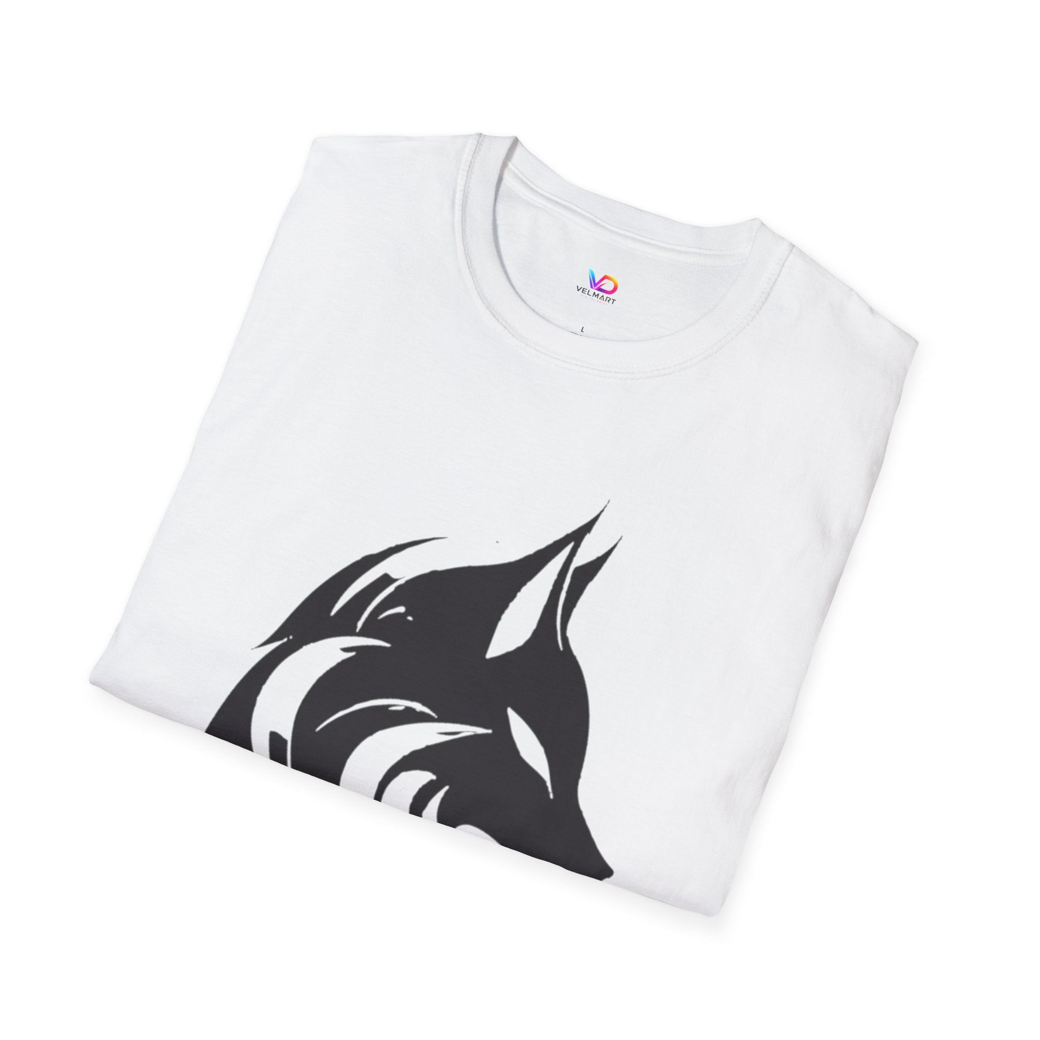 Wolf Silhouette T-Shirt — Tribal Black Wolf Graphic Tee